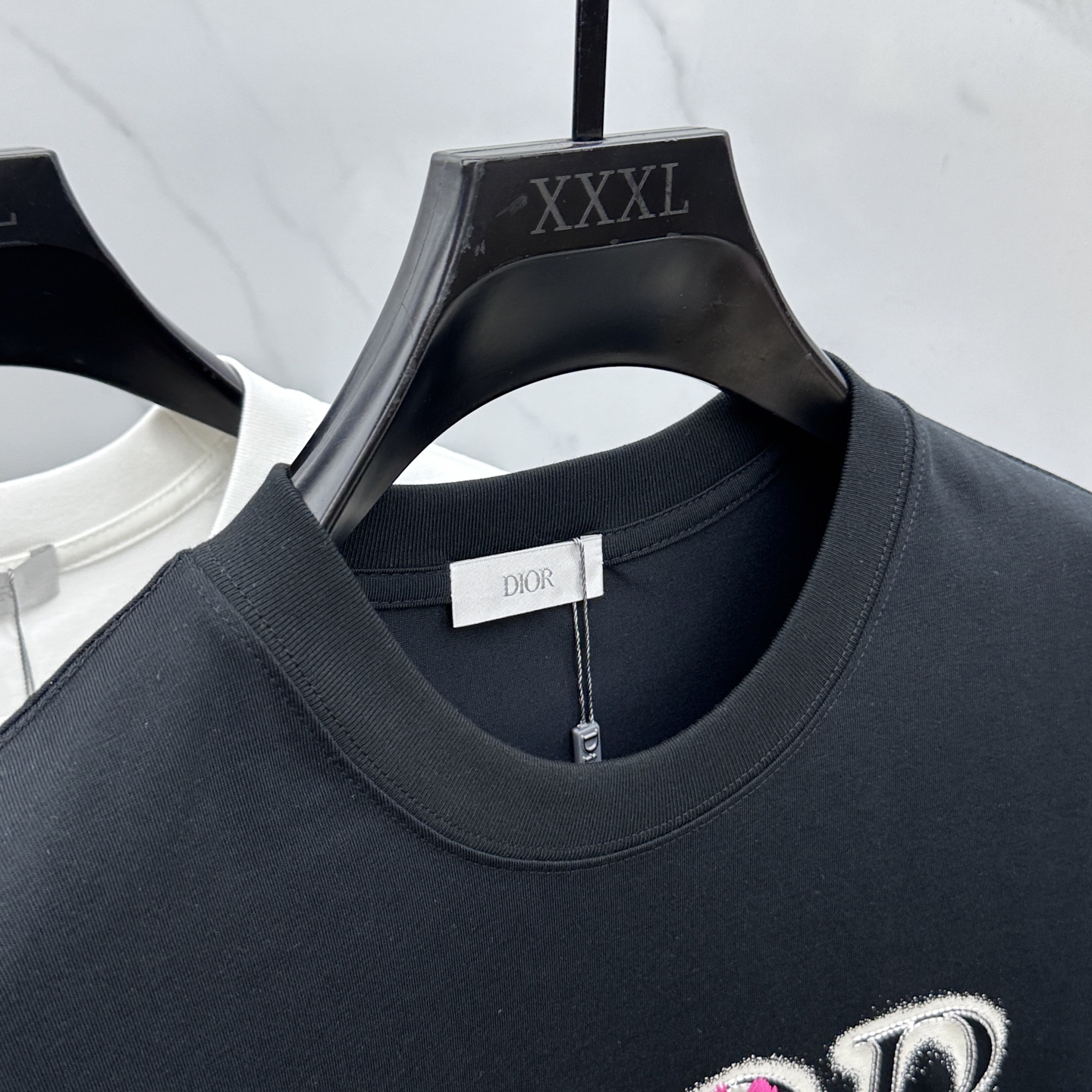  🆕Christian Dior·迪奥 2025FW春夏新品圆领打底外穿T恤，立体感logo微廓形半袖2