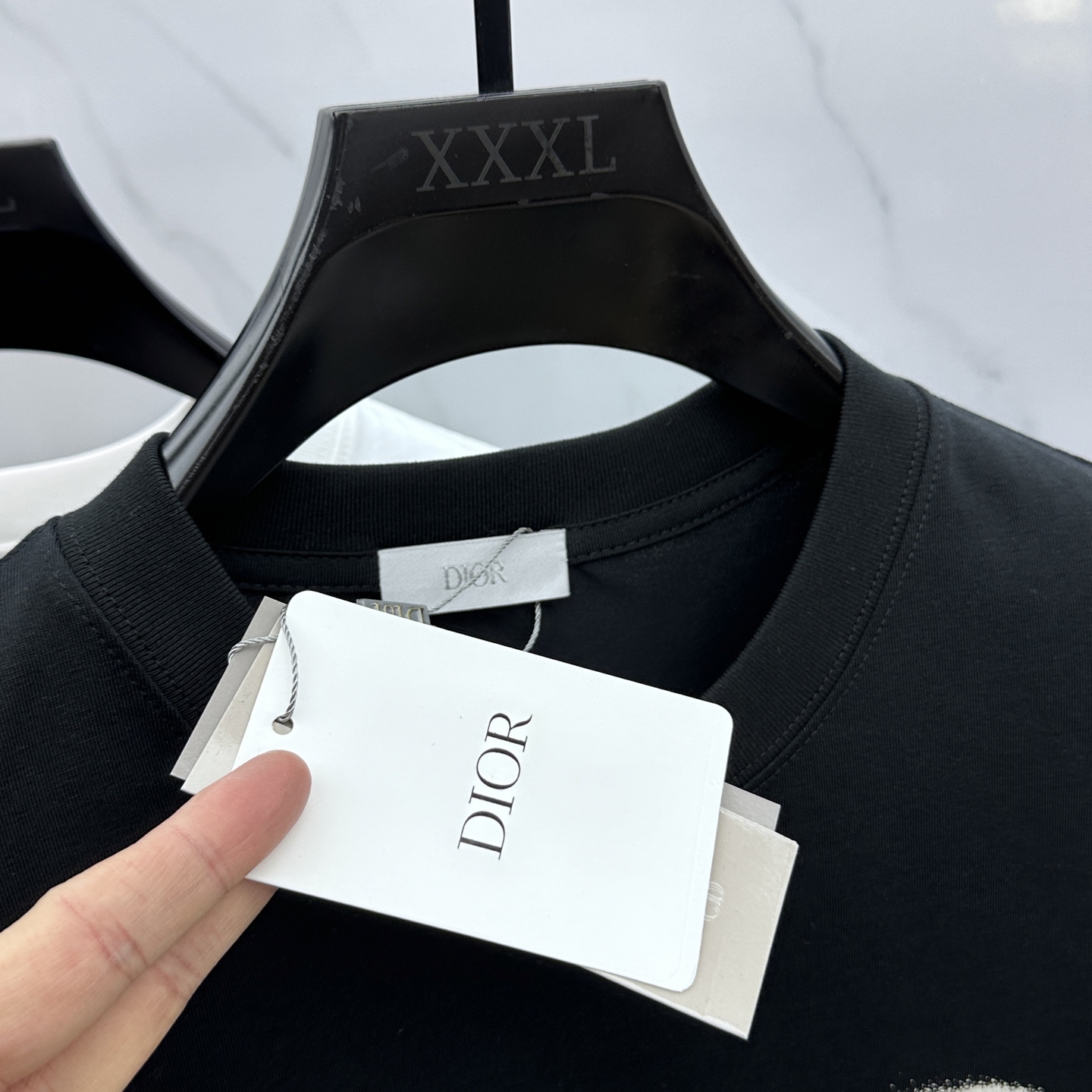 🆕Christian Dior·迪奥 2025FW春夏新品圆领打底外穿T恤，立体感logo微廓形半袖2
