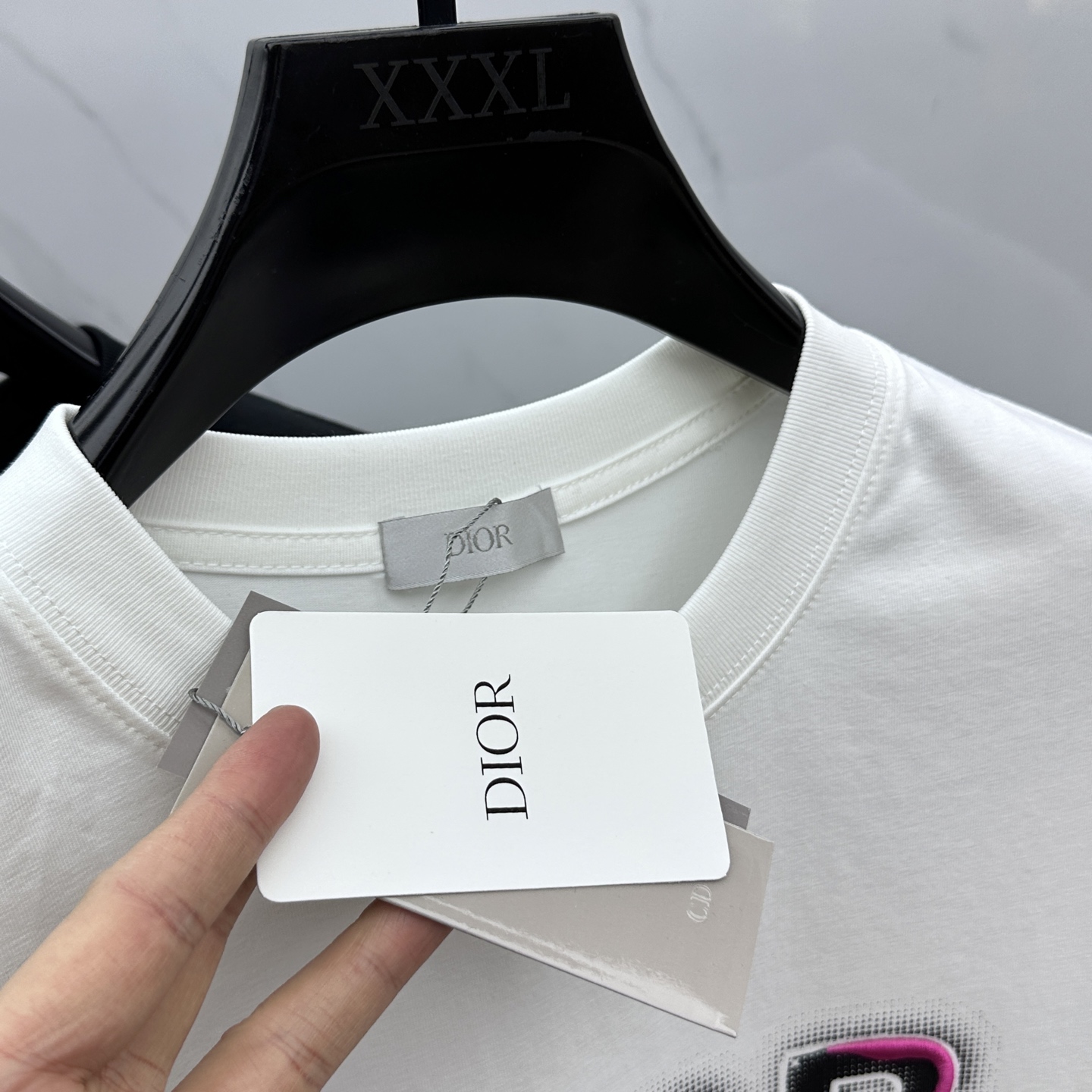  🆕Christian Dior·迪奥   2025FW春夏新品圆领打底外穿T恤，立体感logo微廓形半
