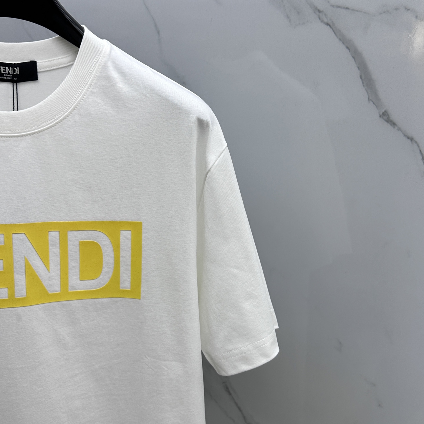 Fendi 2025FW Crew Neck Logo Cotton T-Shirt, Unisex, M-XXXL 7 i1743959755659 6144 0 4