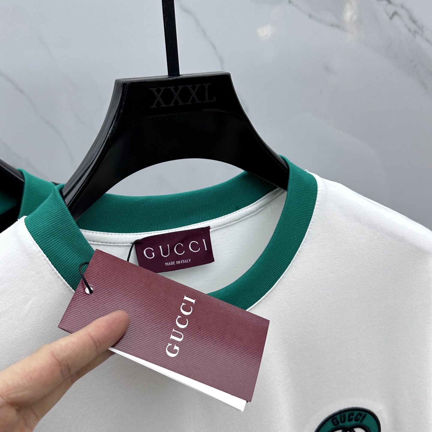 Gucci 2025FW Short Sleeve T-Shirt Round Neck Logo Cotton Casual Unisex 6 i1744308527763 4174 0 4