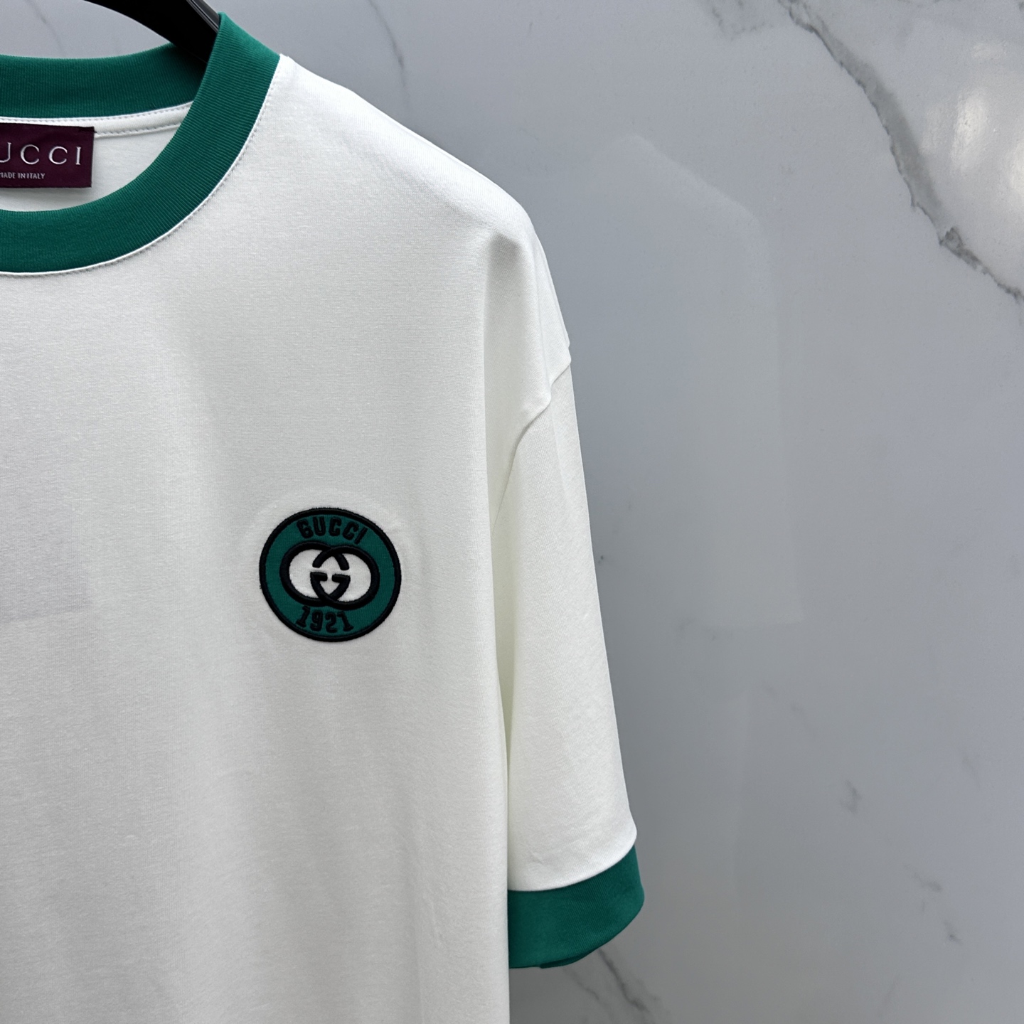 Gucci 2025FW Short Sleeve T-Shirt Round Neck Logo Cotton Casual Unisex 7 i1744308527946 1783 0 5