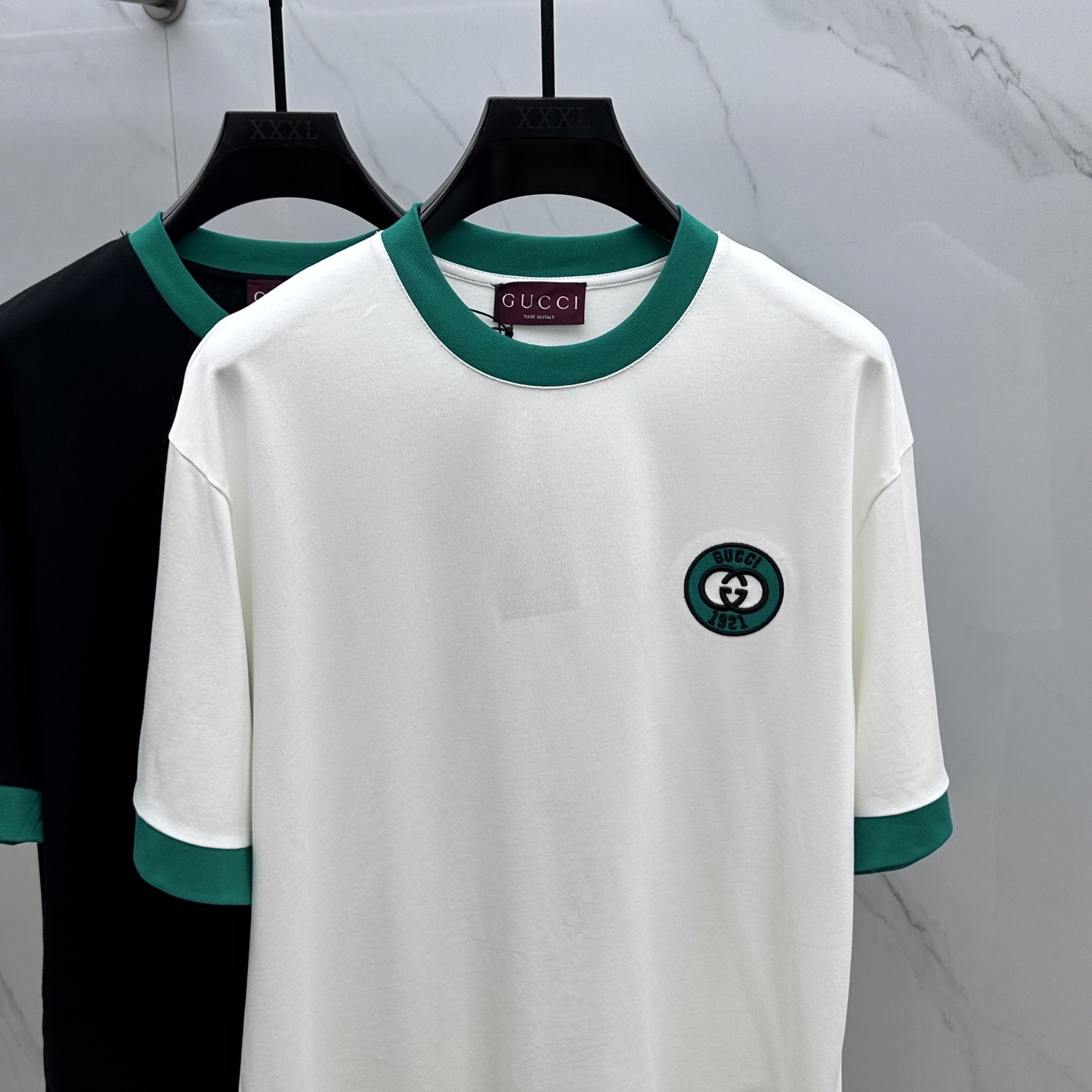 Gucci 2025FW Short Sleeve T-Shirt Round Neck Logo Cotton Casual Unisex 3 i1744308529114 866 0 1