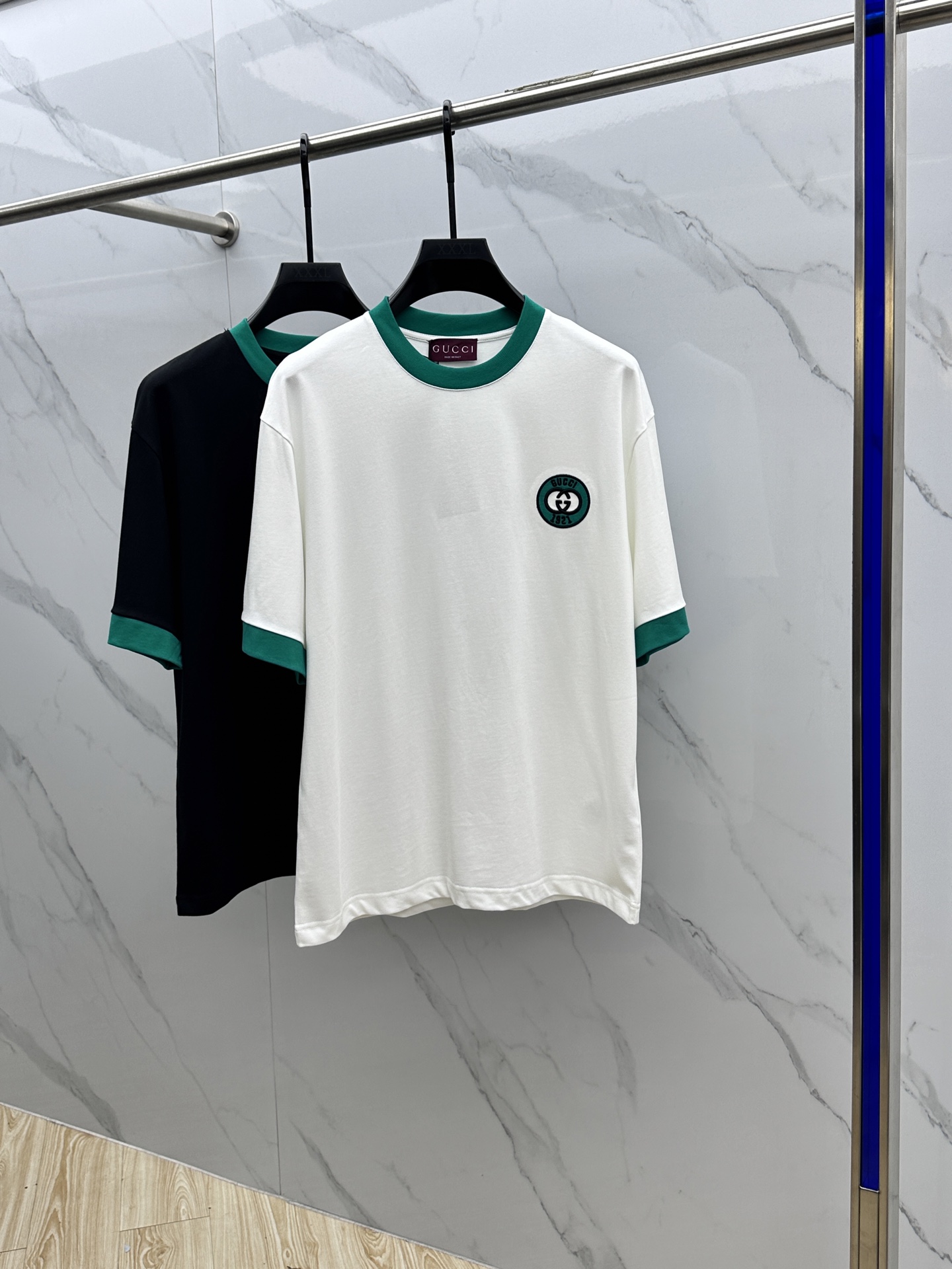 Gucci 2025FW Short Sleeve T-Shirt Round Neck Logo Cotton Casual Unisex 2 i1744308529178 6035 0 0
