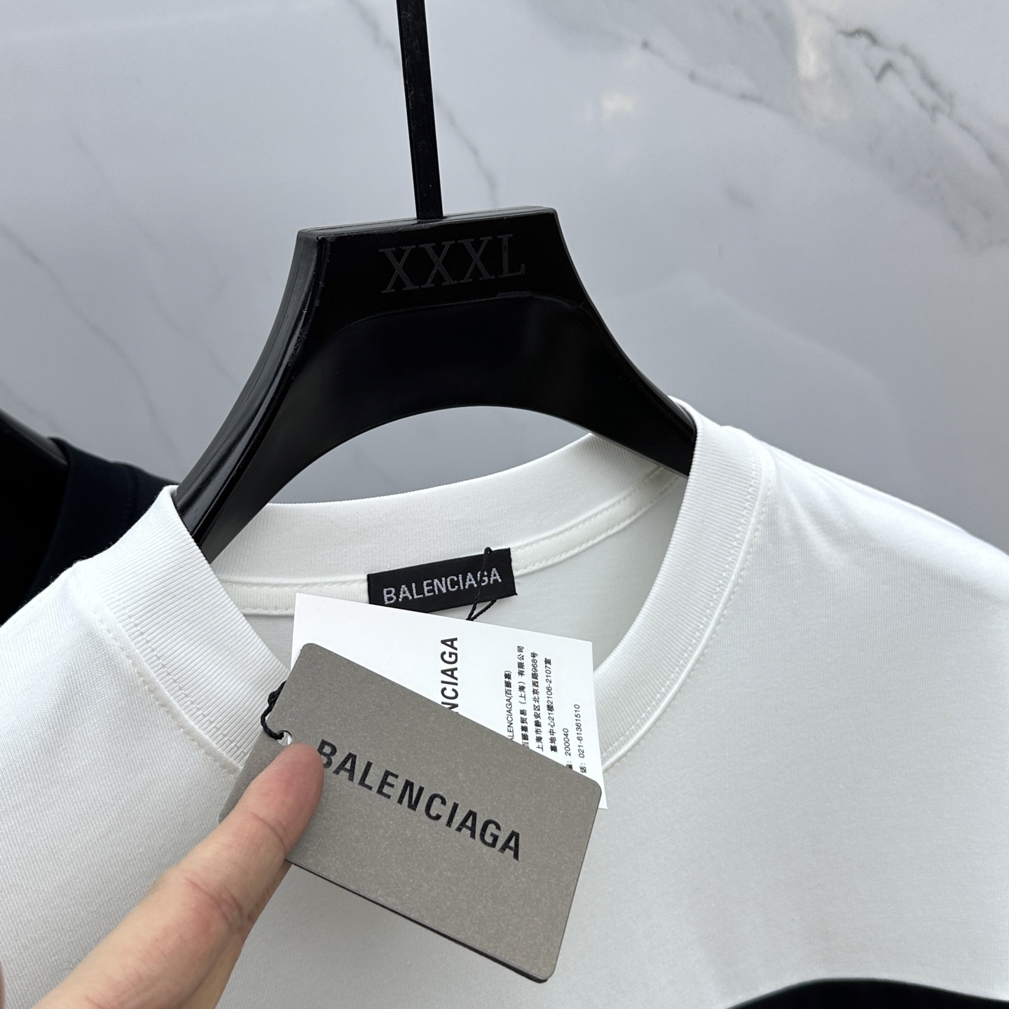  🆕Balenciag*巴黎 2025FW春夏新品圆领打底外穿T恤，立体感logo微廓形半袖纯棉打底，手