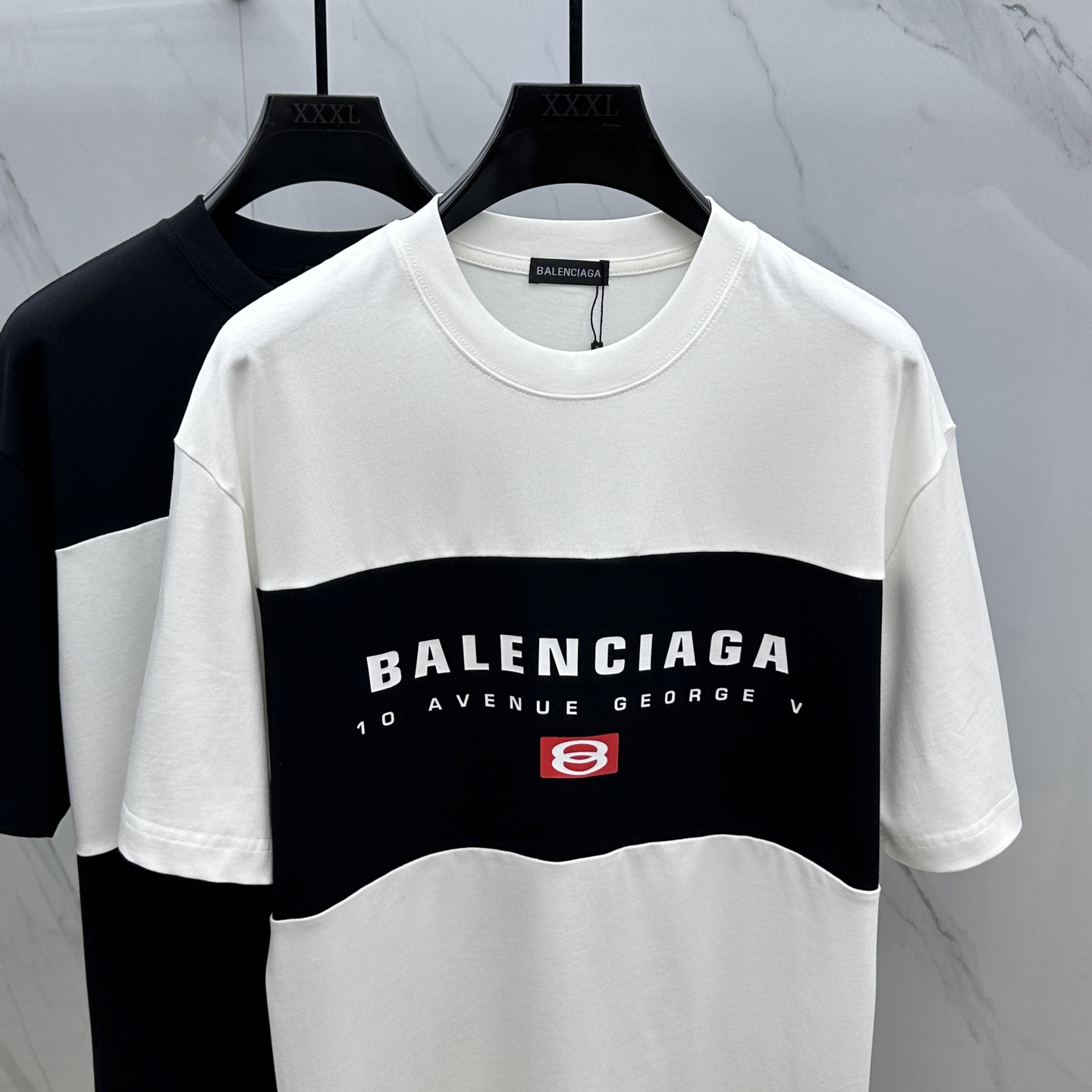  🆕Balenciag*巴黎 2025FW春夏新品圆领打底外穿T恤，立体感logo微廓形半袖纯棉打底，手