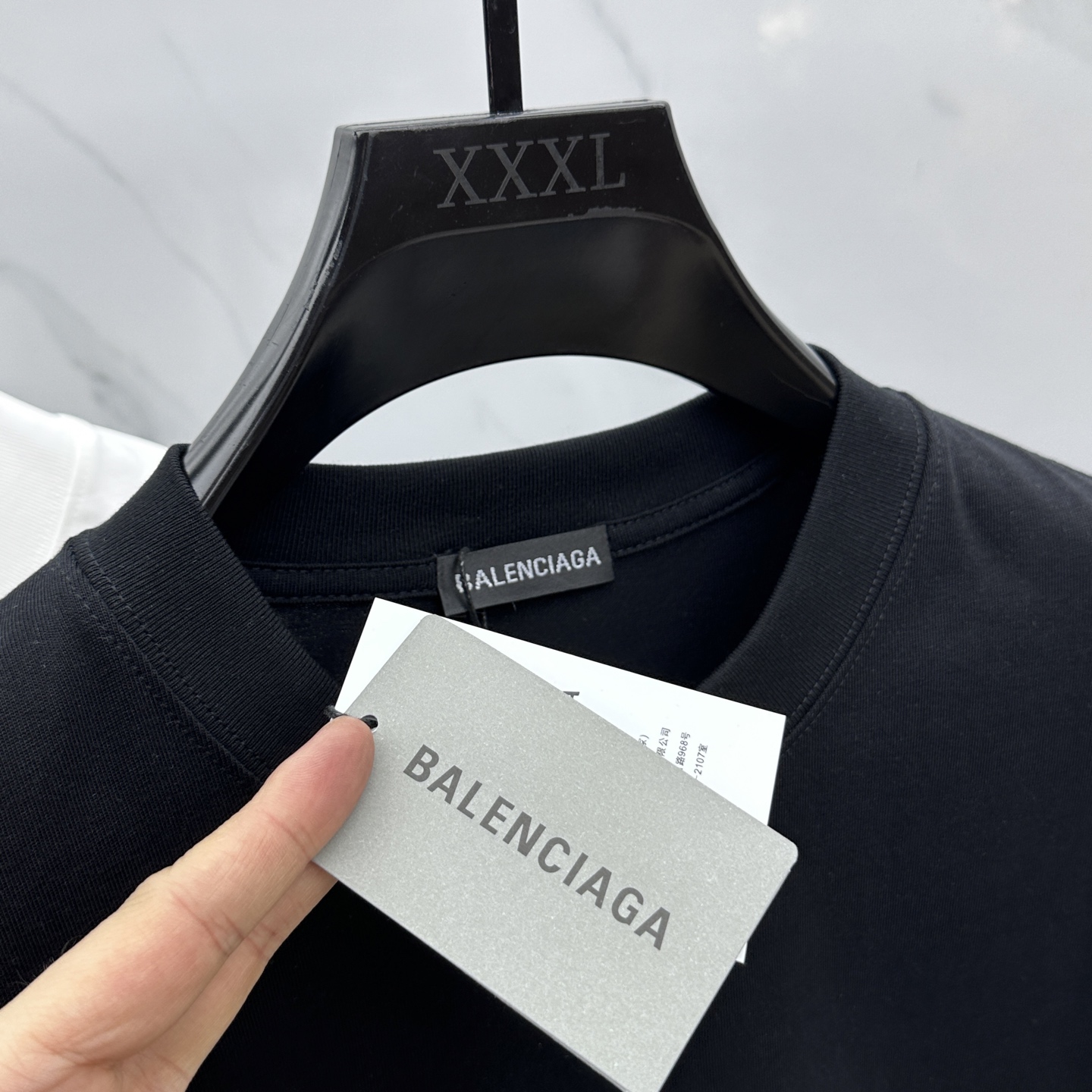  🆕Balenciag*巴黎 2025FW春夏新品圆领打底外穿T恤，立体感logo微廓形半袖纯棉打底，手