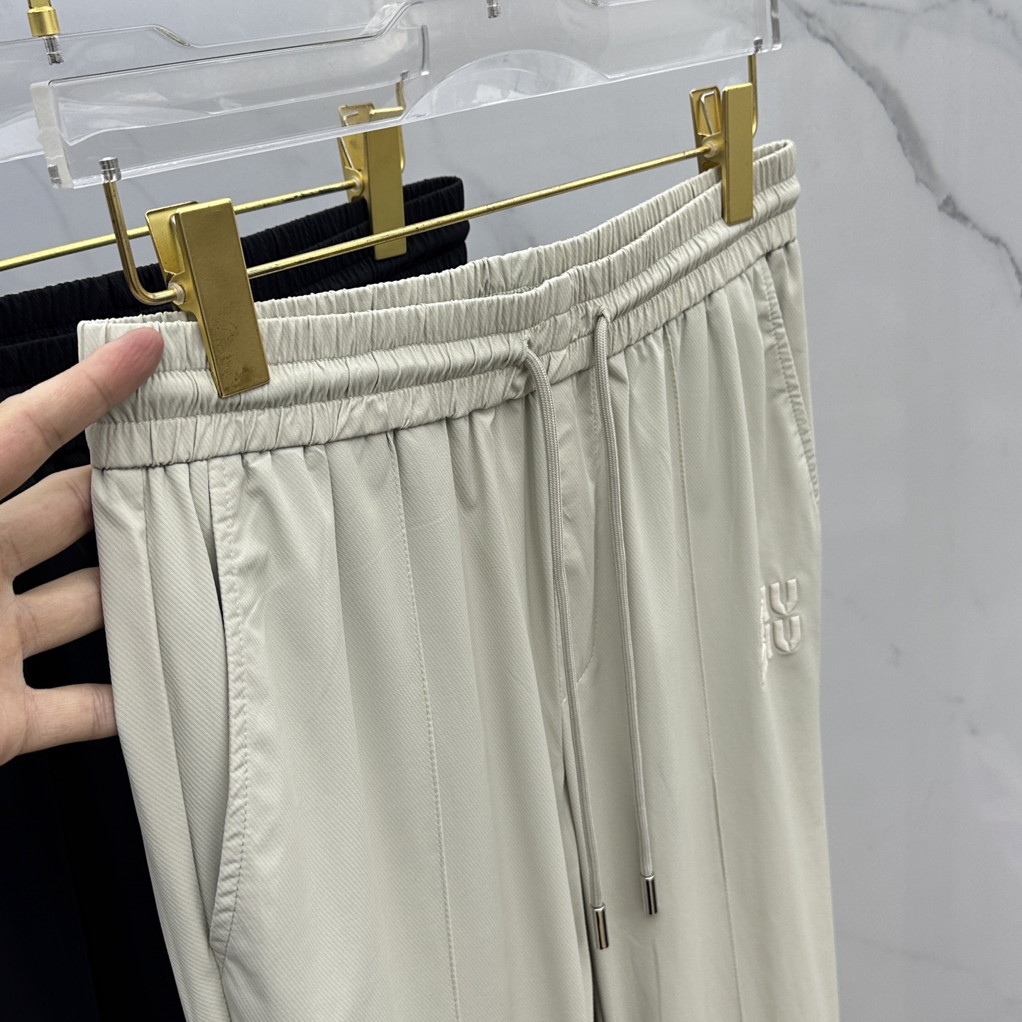 Miu Miu Casual Pants - Embroidered Logo, Premium Fabric, Stylish & Comfortable 6 i1745173091970 9327 0 4