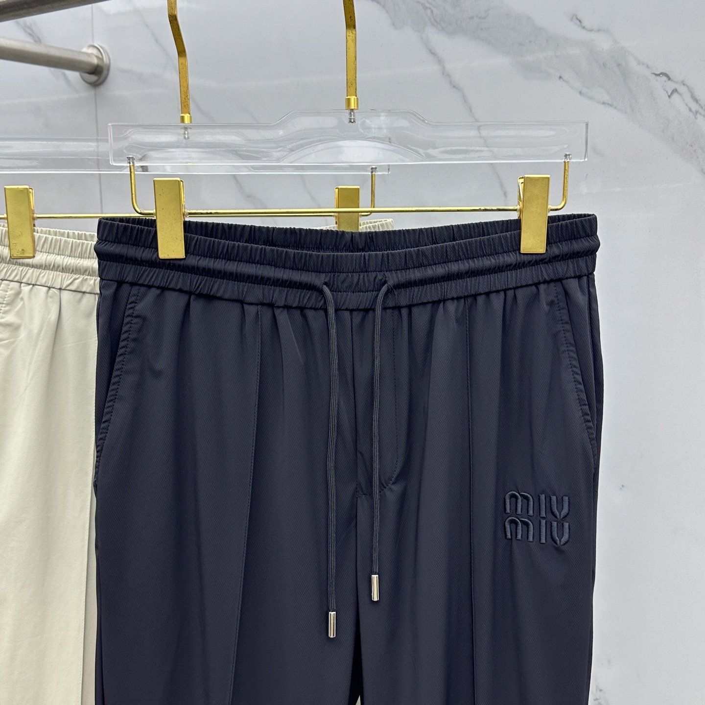 Miu Miu Casual Pants - Embroidered Logo, Stylish & Comfortable - M to 3XL 4 i1745173211849 8987 0 2