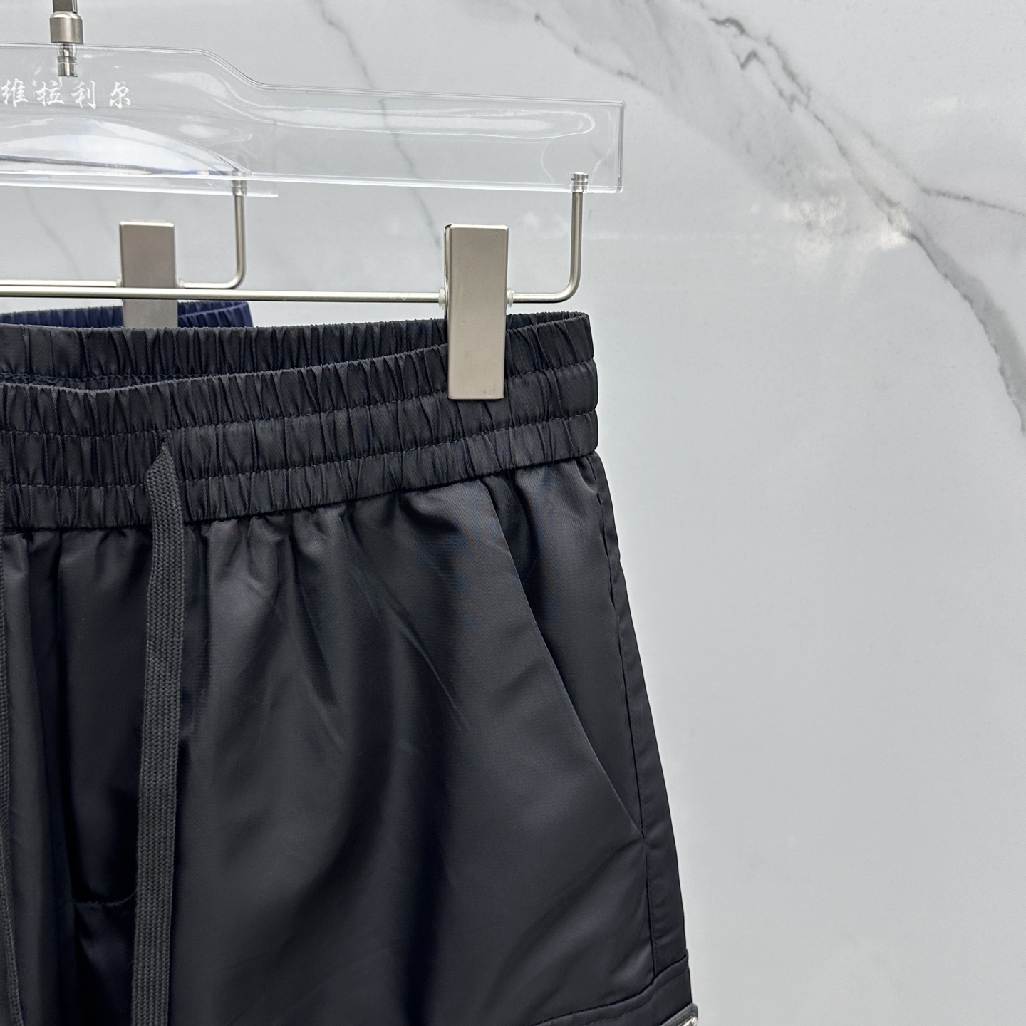 Prada 2025SS Men's Nylon Drawstring Shorts with Functional Pockets 7 i1746299588816 4533 0 5