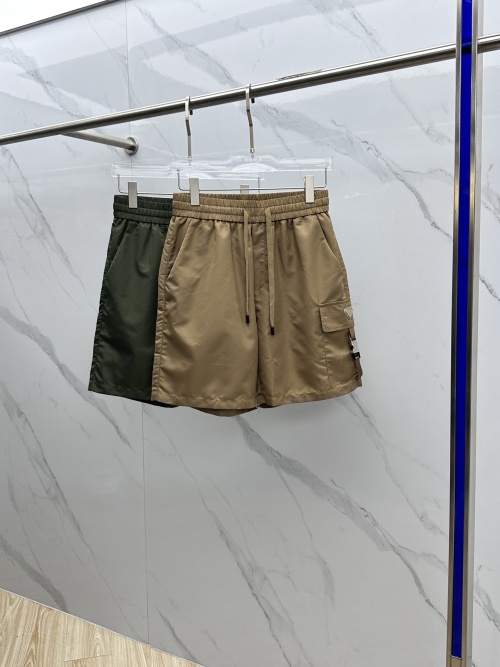 Prada 2025SS Lightweight Nylon Drawstring Shorts with Triangle Logo Patch 1 Prada 2025SS Lightweight Nylon Drawstring Shorts with Triangle Logo Patch