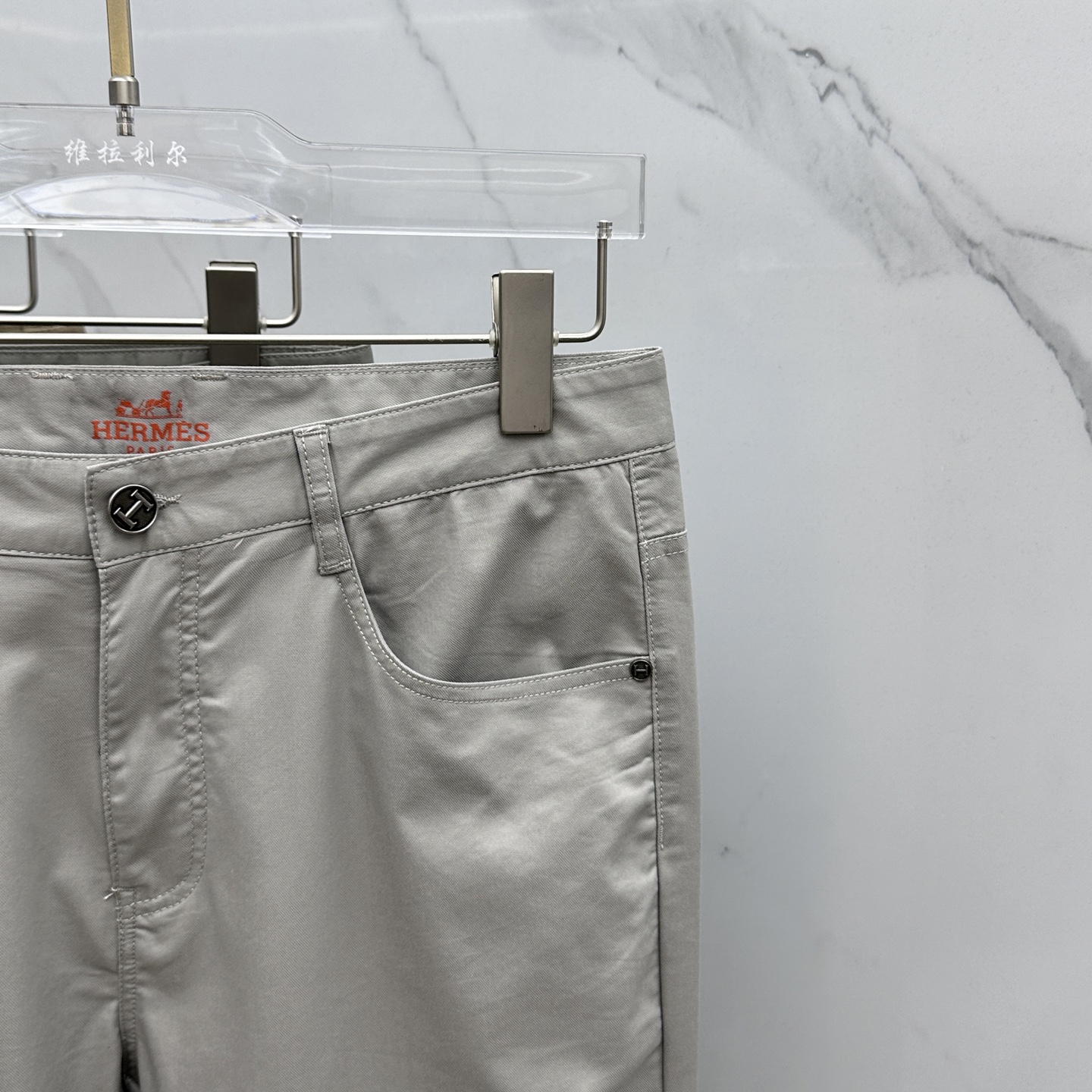 “2025 New Recreational Pants: Hermes Emass Design, Top-quality Hardware, Fashionable Importer’s Choice” - 图片 7