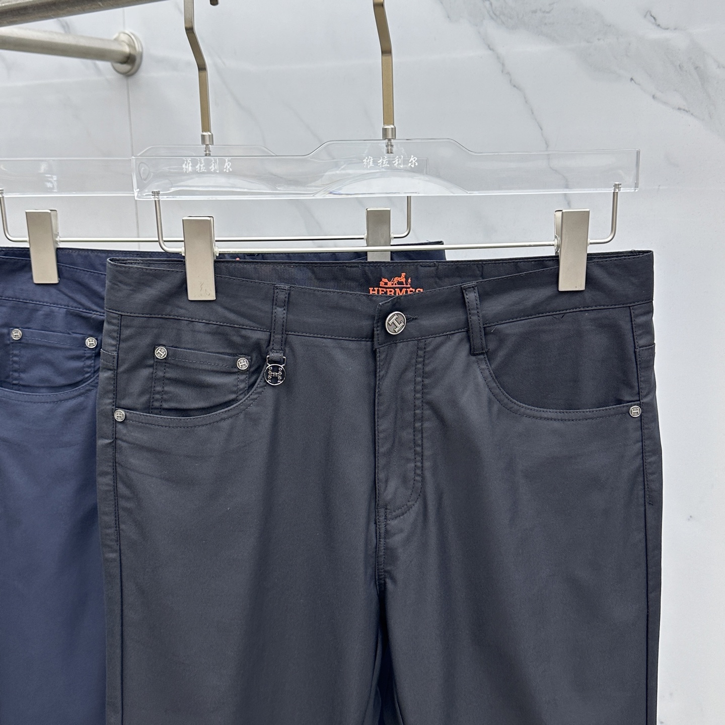 2025 New Recreational Pants: Hermes Emass Design, Top-quality Hardware, Fashionable Importer’s Choice - 图片 3