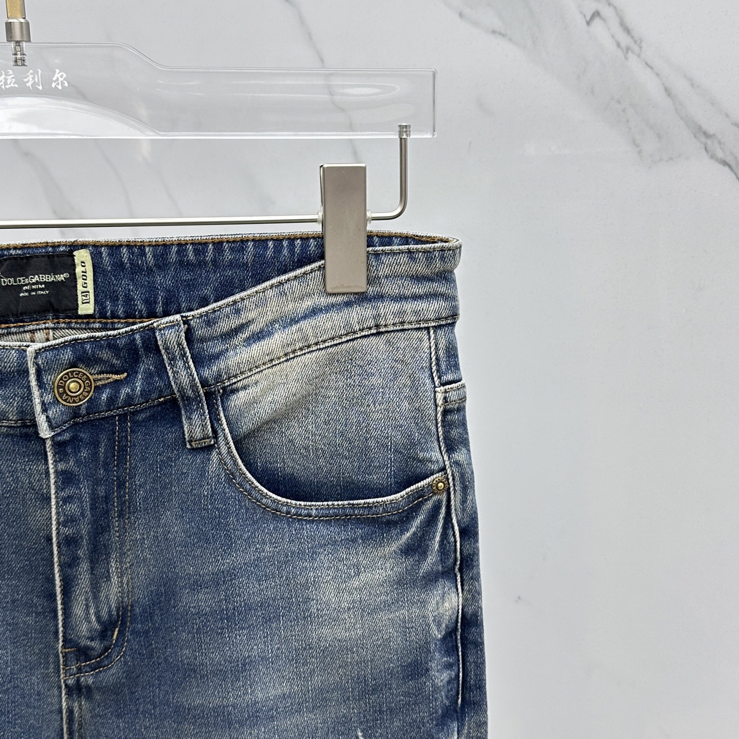 调价
 🆕DG*杜嘉班纳  🔥高端定制、2025早春最新款牛仔裤 柜台同步发售 进口固色面料 原版定制复