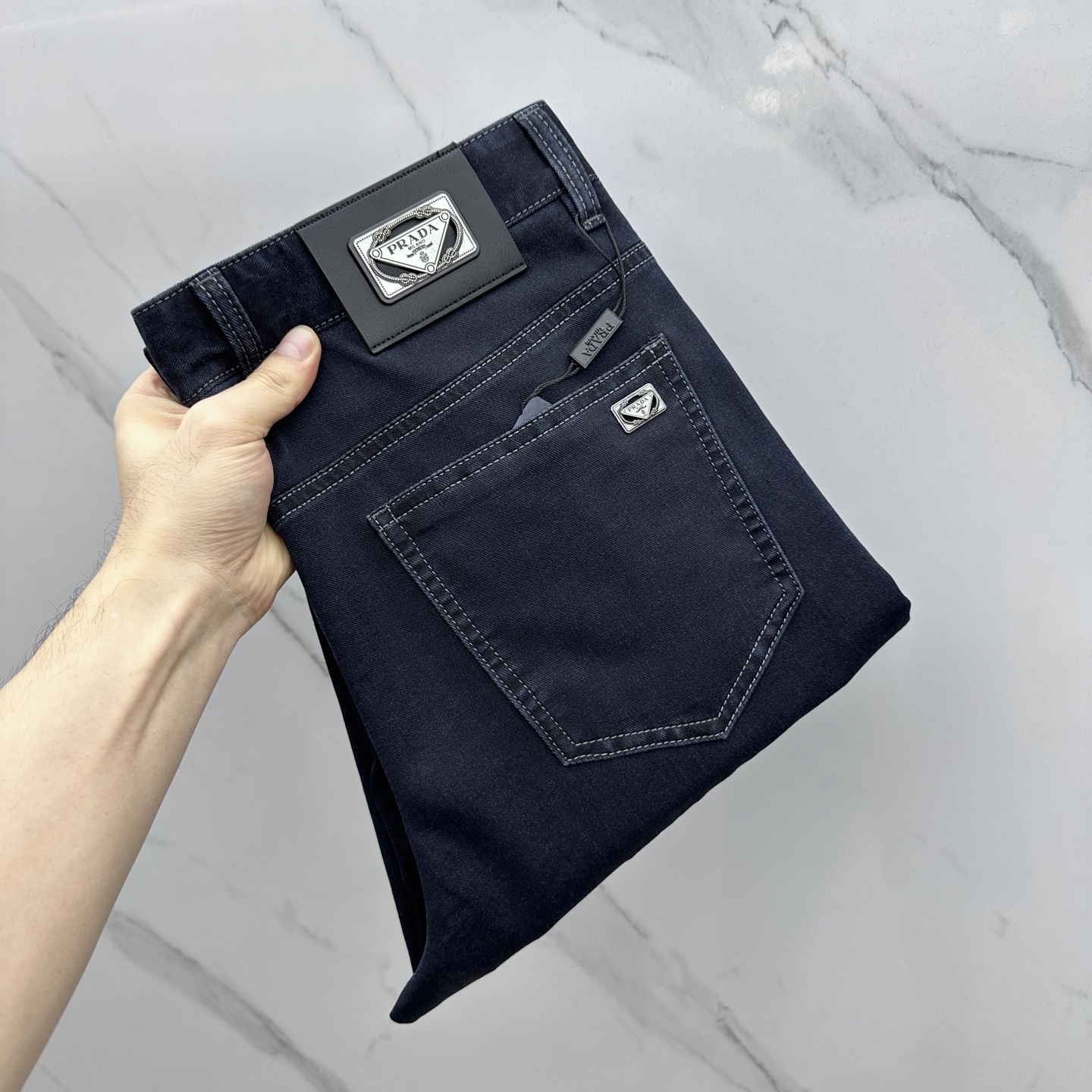 Prada Slim Fit Denim Jeans, Premium Quality, Straight-Leg, Size 29-38 2 i1747512722684 3933 0 0