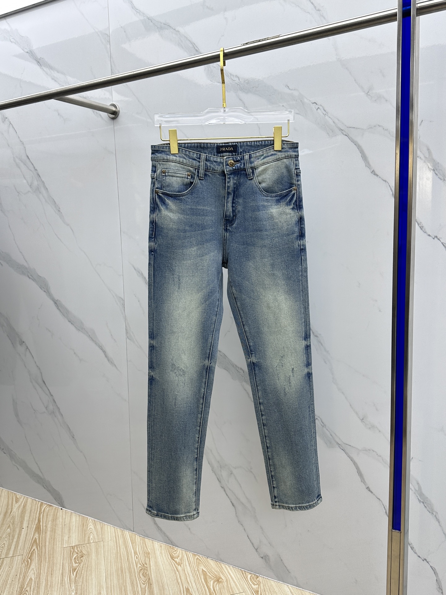 调价
 🆕Prad*普拉达 🔥高端定制、2025早春最新款牛仔裤 柜台同步发售 进口固色面料 原版定制复