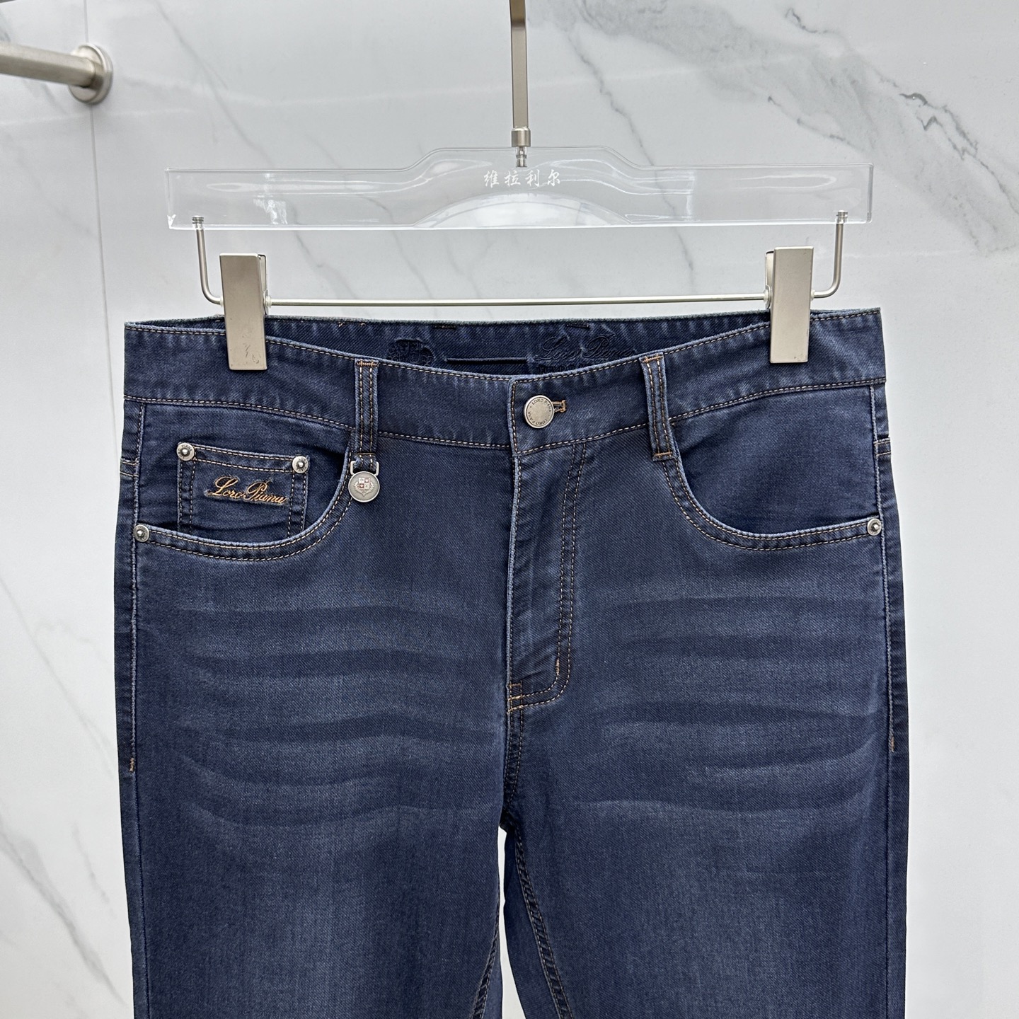 Newest High-End Custom Jeans Spring 2025: Original Re-Graving, Quality Fabric, Water-Washed Cowboys - 图片 3