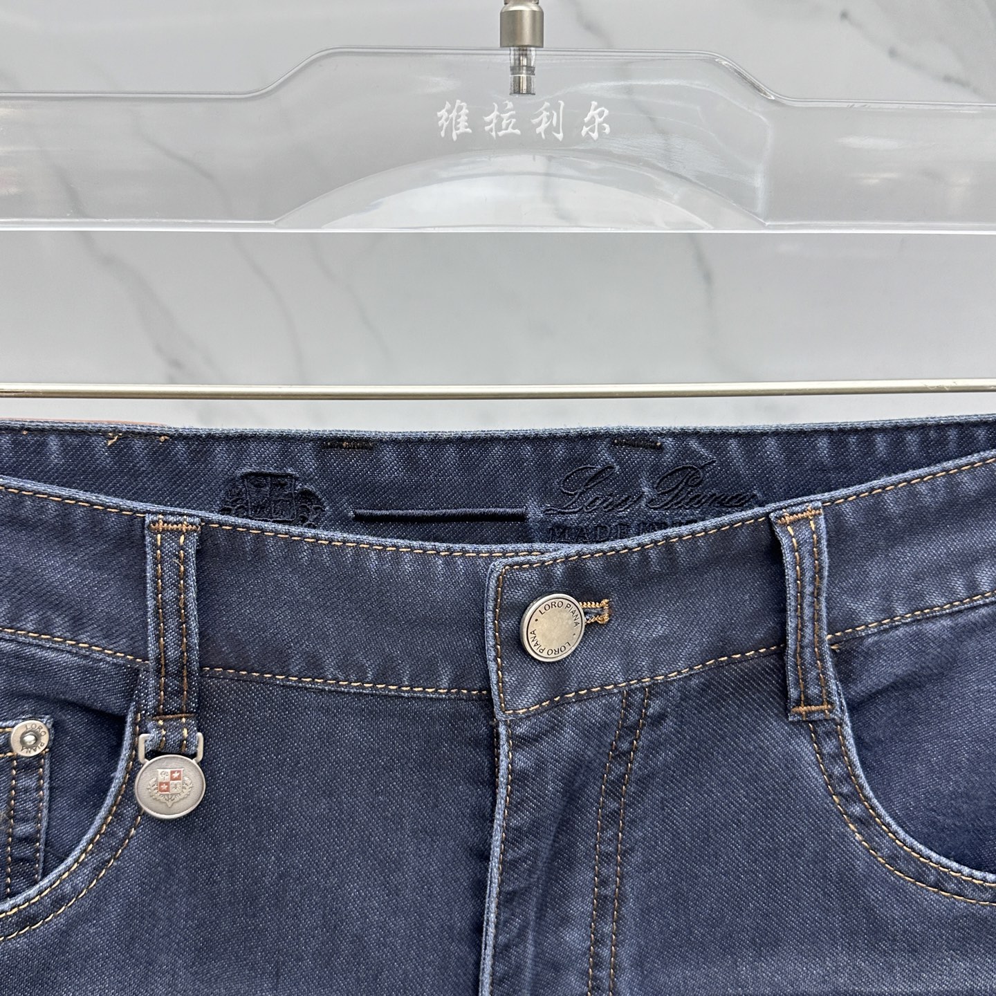 Newest High-End Custom Jeans Spring 2025: Original Re-Graving, Quality Fabric, Water-Washed Cowboys - 图片 6