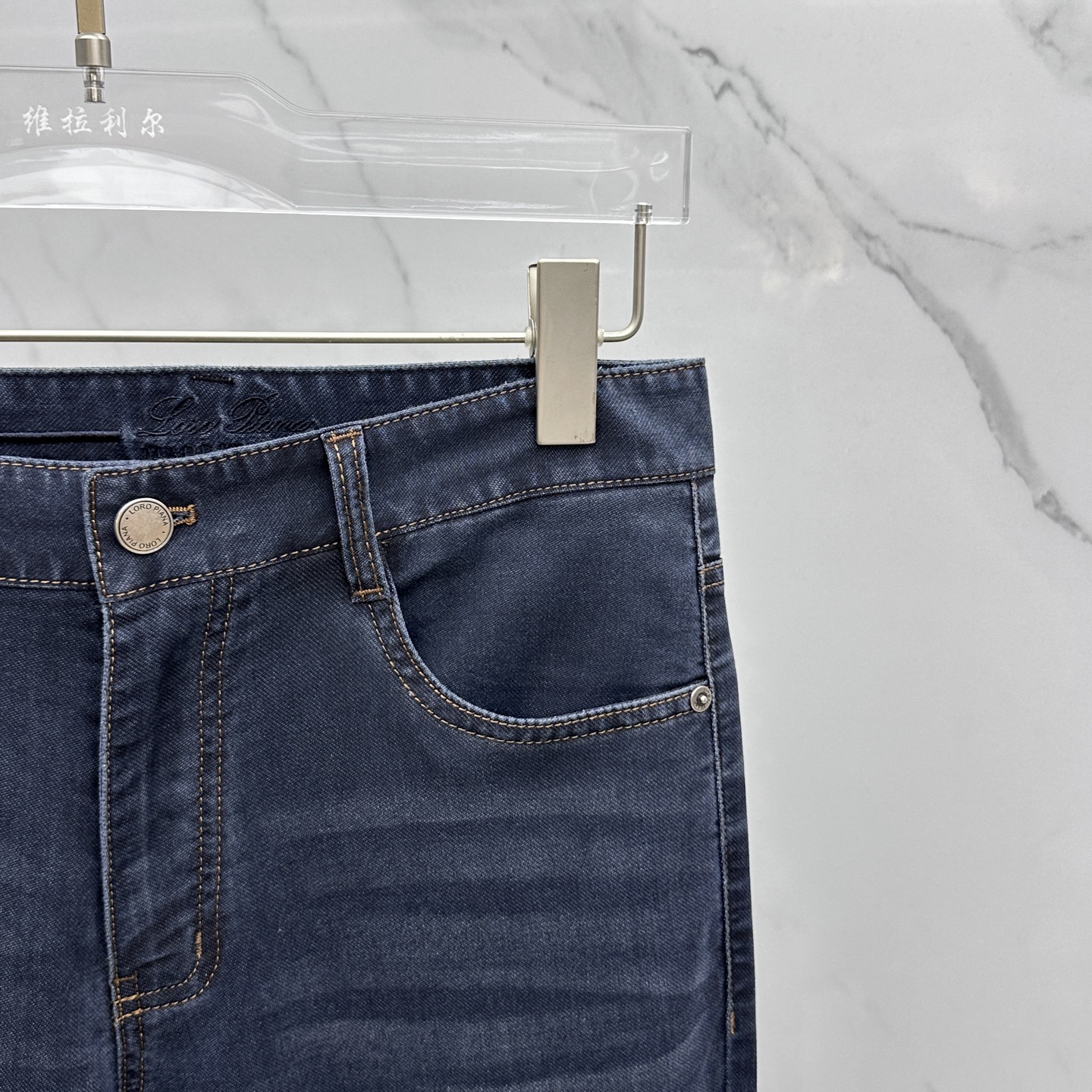 Newest High-End Custom Jeans Spring 2025: Original Re-Graving, Quality Fabric, Water-Washed Cowboys - 图片 7