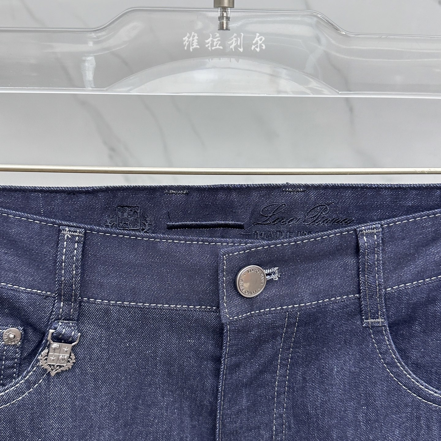 P678 New High-End Custom Jeans for Spring 2025: Unique Fabric, Quality Hardware, Distinctive Design - 图片 6