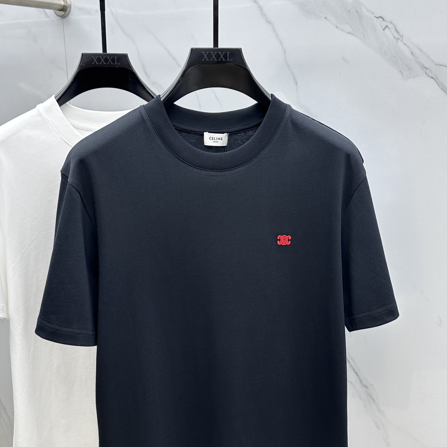 Celinee 2025FW Round Neck Logo T-Shirt, Short Sleeve Cotton Undershirt 3 i1748193509670 1363 0 1