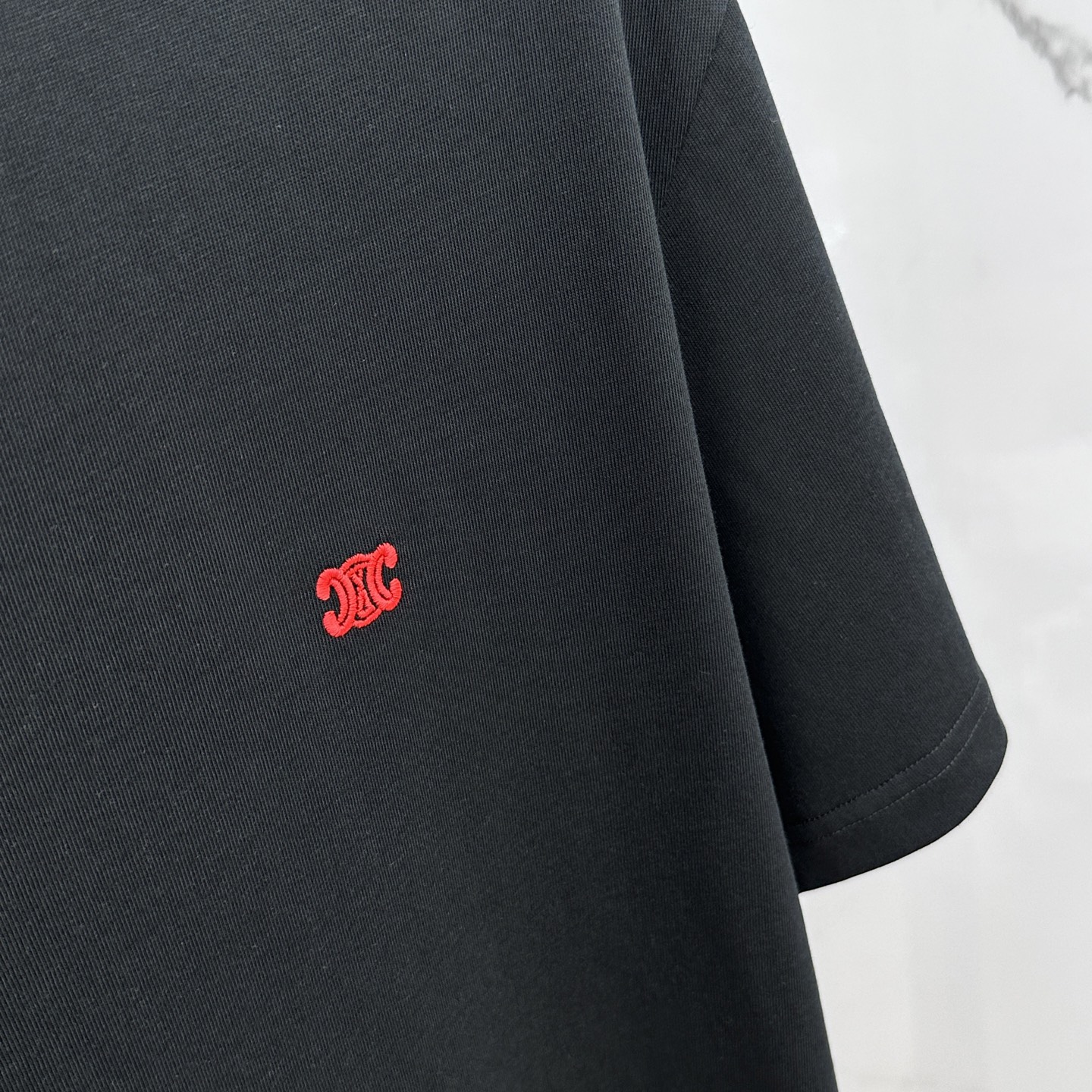 Celinee 2025FW Round Neck Logo T-Shirt, Short Sleeve Cotton Undershirt 8 i1748193509678 6508 0 6
