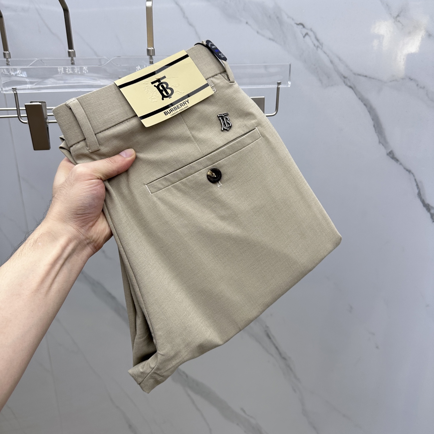  🆕Burberry*巴宝莉 🔥 2035春夏新品休闲裤西裤，官网同步发售，裤身工艺设计，进口客供辅料、