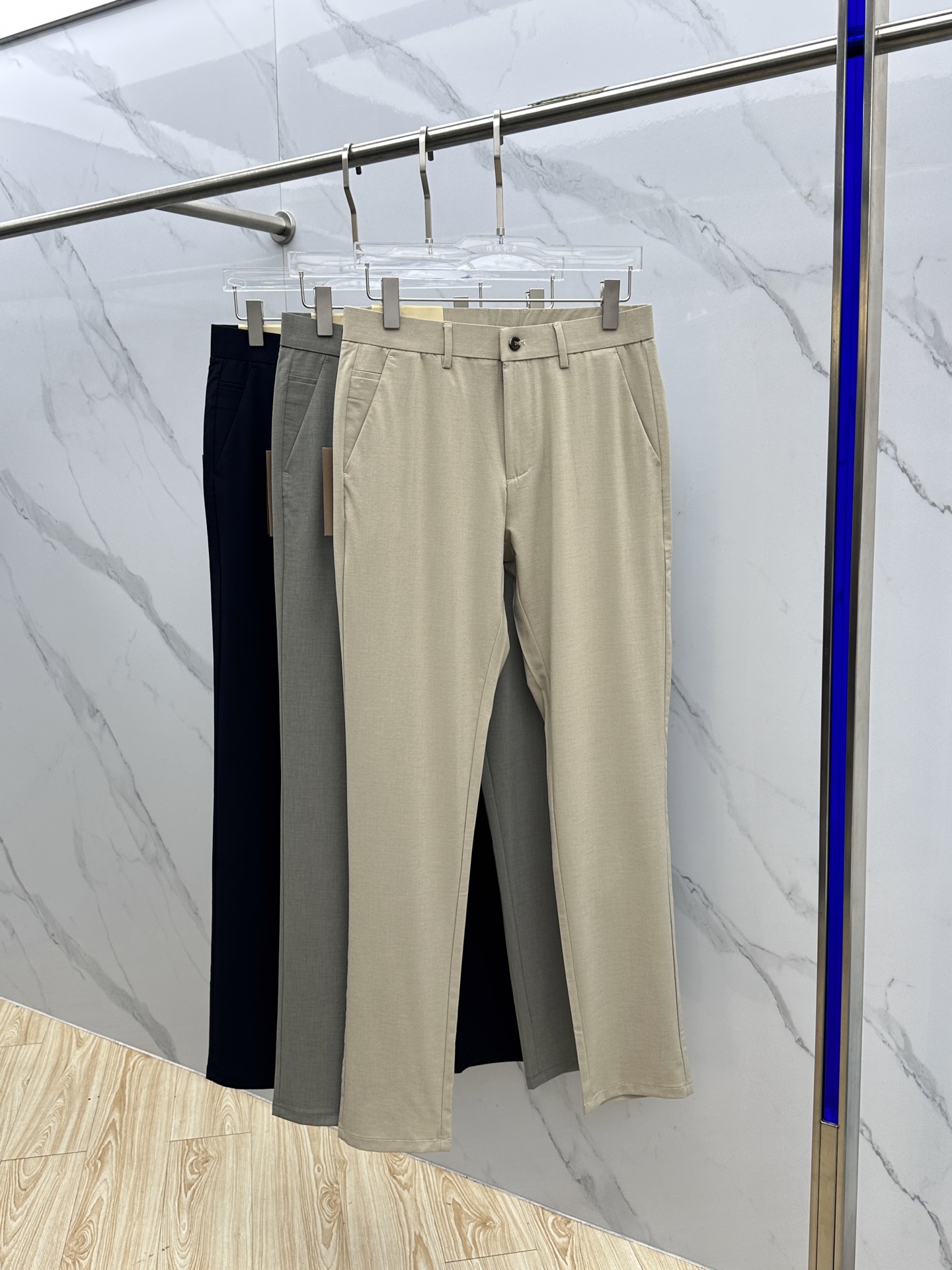  🆕Burberry*巴宝莉 🔥 2035春夏新品休闲裤西裤，官网同步发售，裤身工艺设计，进口客供辅料、