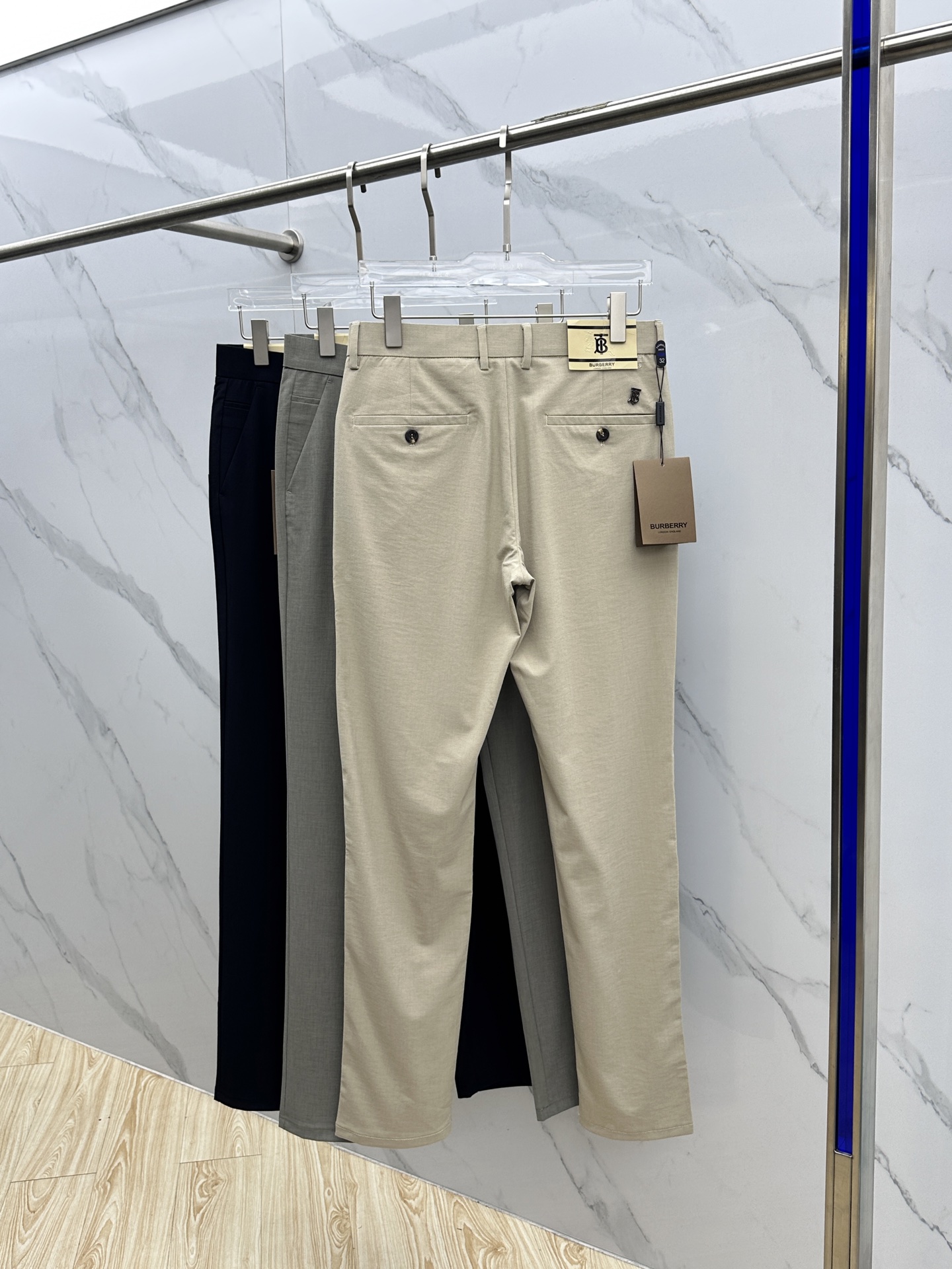  🆕Burberry*巴宝莉 🔥 2035春夏新品休闲裤西裤，官网同步发售，裤身工艺设计，进口客供辅料、