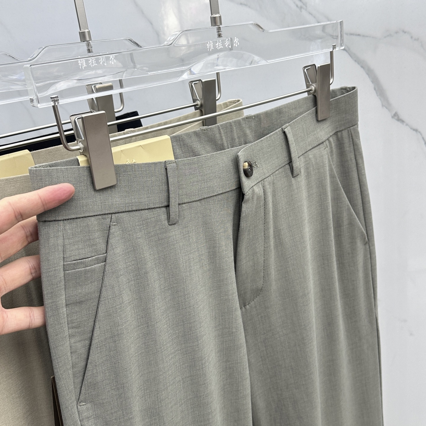  🆕Burberry*巴宝莉 🔥 2035春夏新品休闲裤西裤，官网同步发售，裤身工艺设计，进口客供辅料、