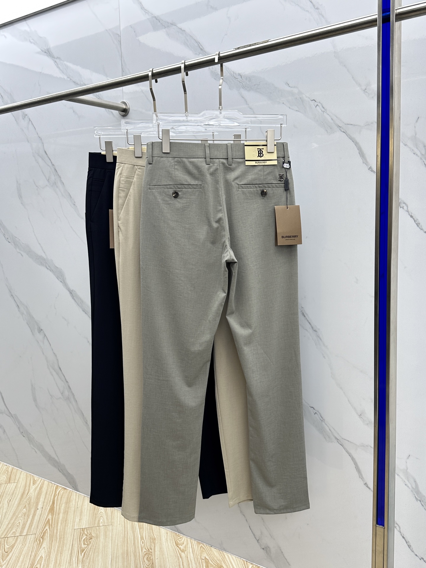  🆕Burberry*巴宝莉 🔥 2035春夏新品休闲裤西裤，官网同步发售，裤身工艺设计，进口客供辅料、