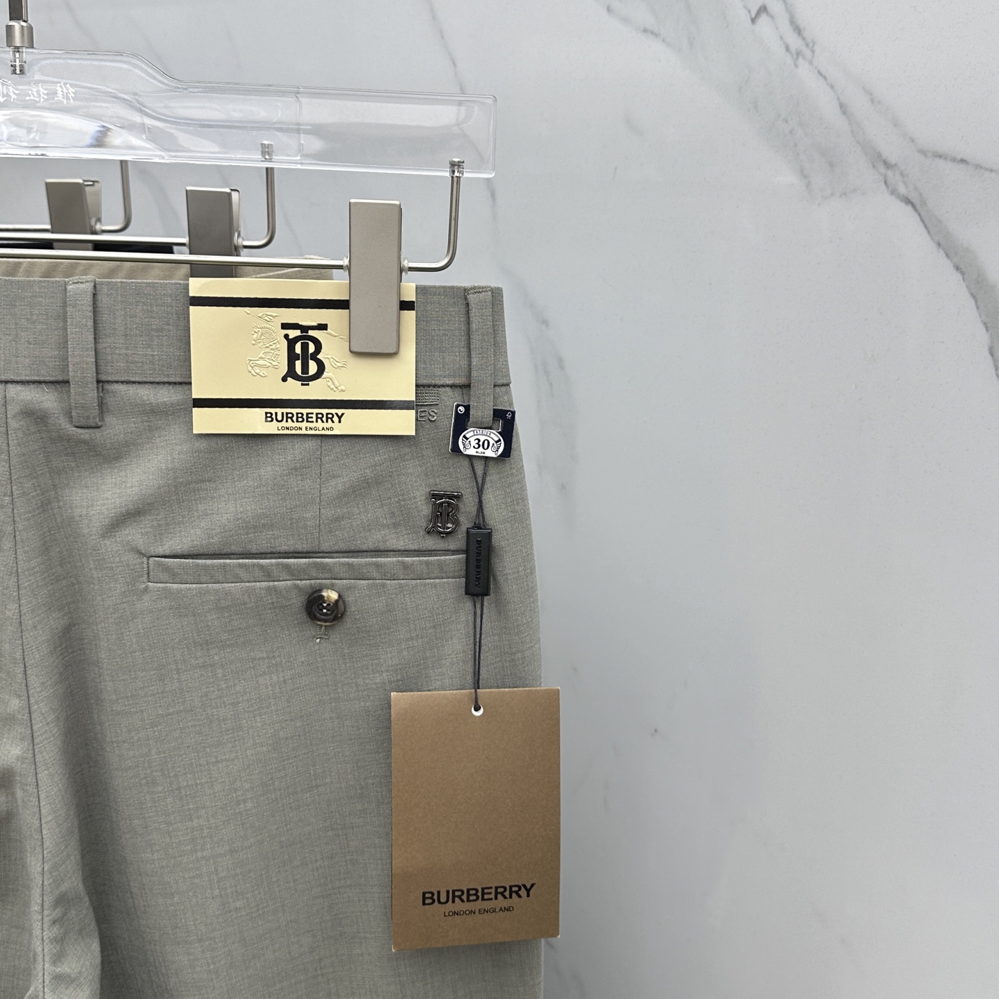  🆕Burberry*巴宝莉 🔥 2035春夏新品休闲裤西裤，官网同步发售，裤身工艺设计，进口客供辅料、