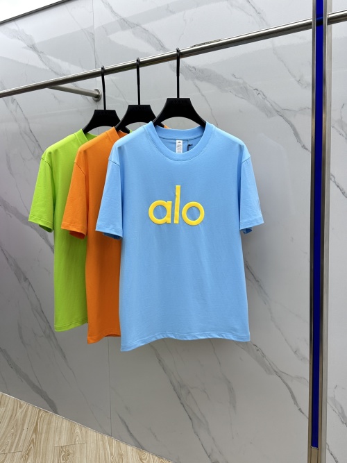 تي شيرت ALO للرجال بأكمام قصيرة وياقة دائرية، تصميم عصري ومريح 1 تي شيرت ALO للرجال بأكمام قصيرة وياقة دائرية، تصميم عصري ومريح