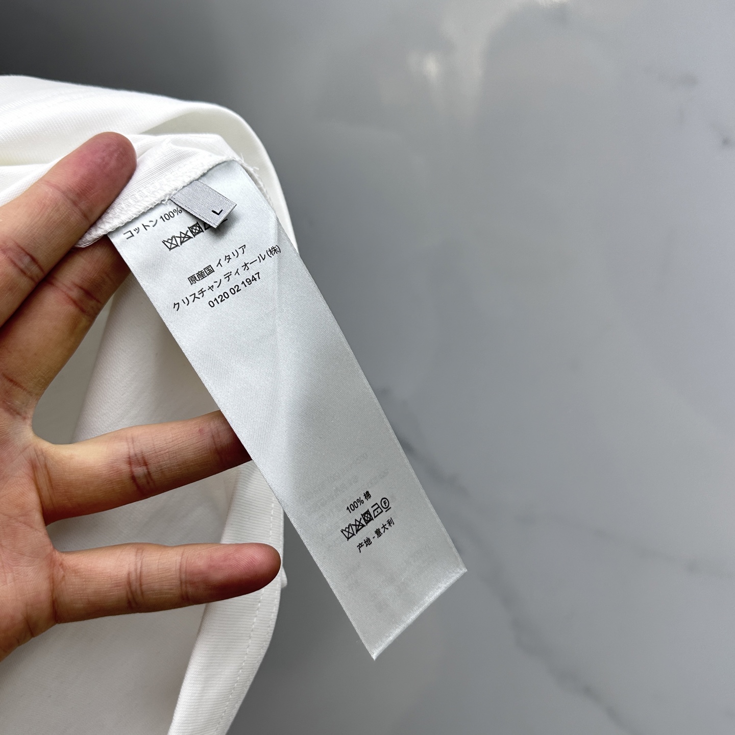  🆕Christian Dior*迪奥 2025FW春夏新品圆领打底外穿T恤，立体感logo常规半袖纯棉