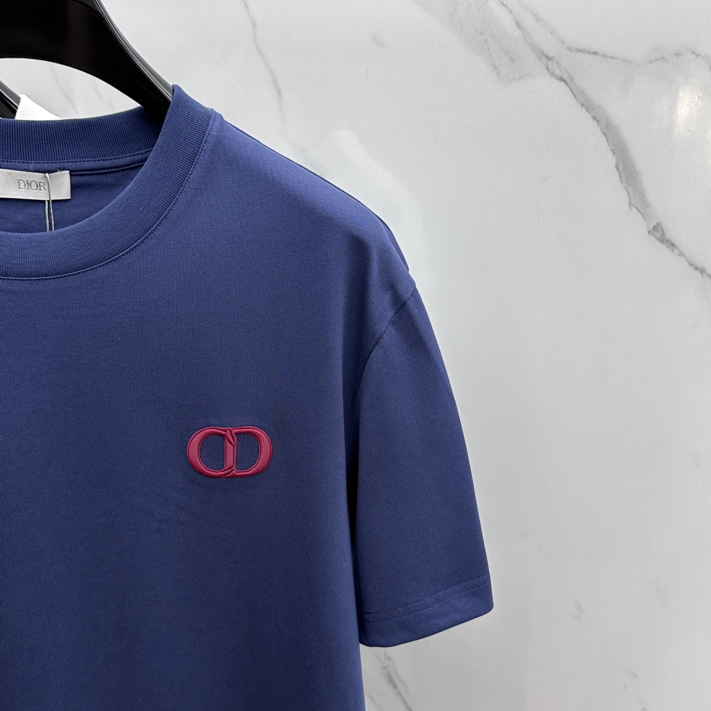  🆕Christian Dior*迪奥 2025FW春夏新品圆领打底外穿T恤，立体感logo半袖纯棉打底