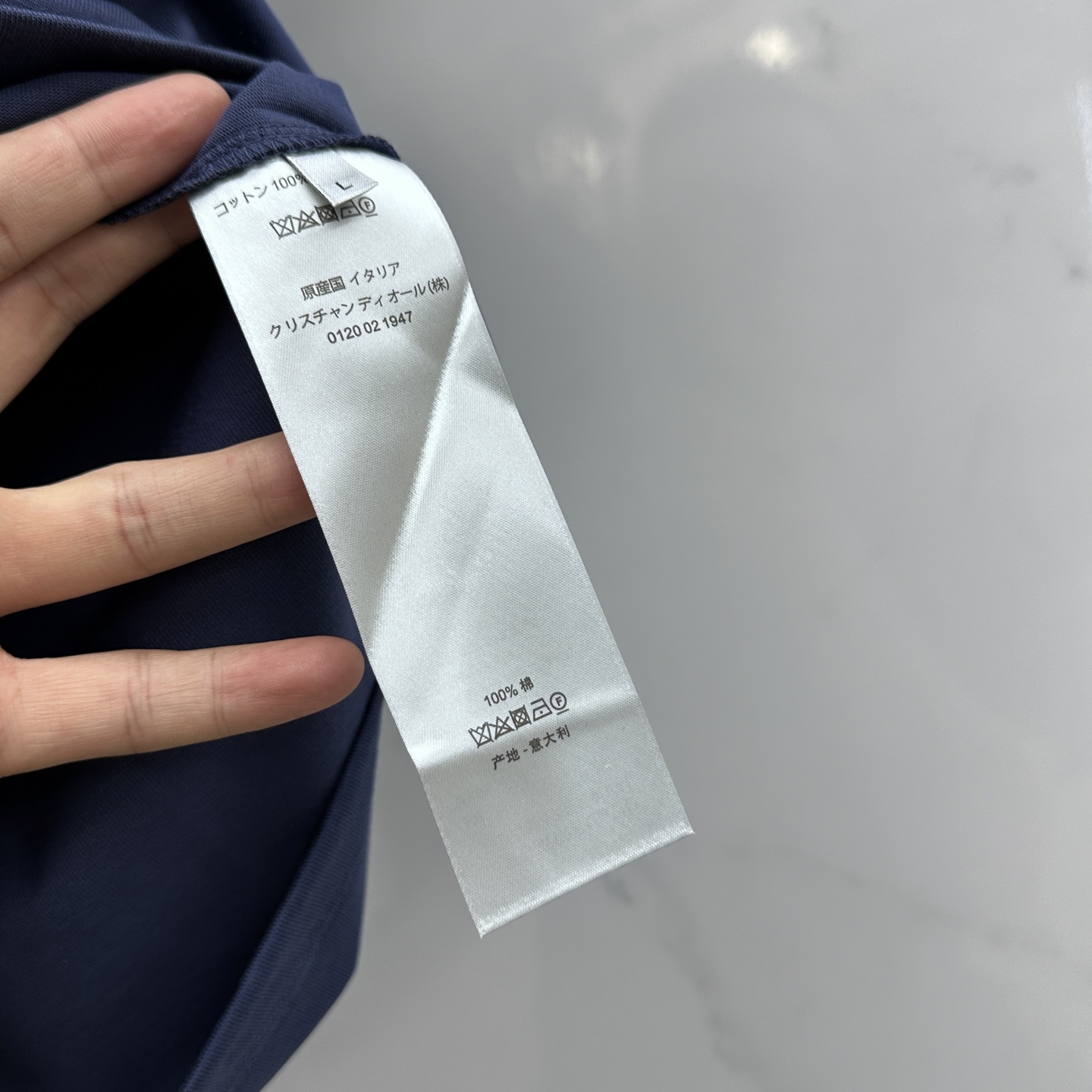  🆕Christian Dior*迪奥 2025FW春夏新品圆领打底外穿T恤，立体感logo半袖纯棉打底