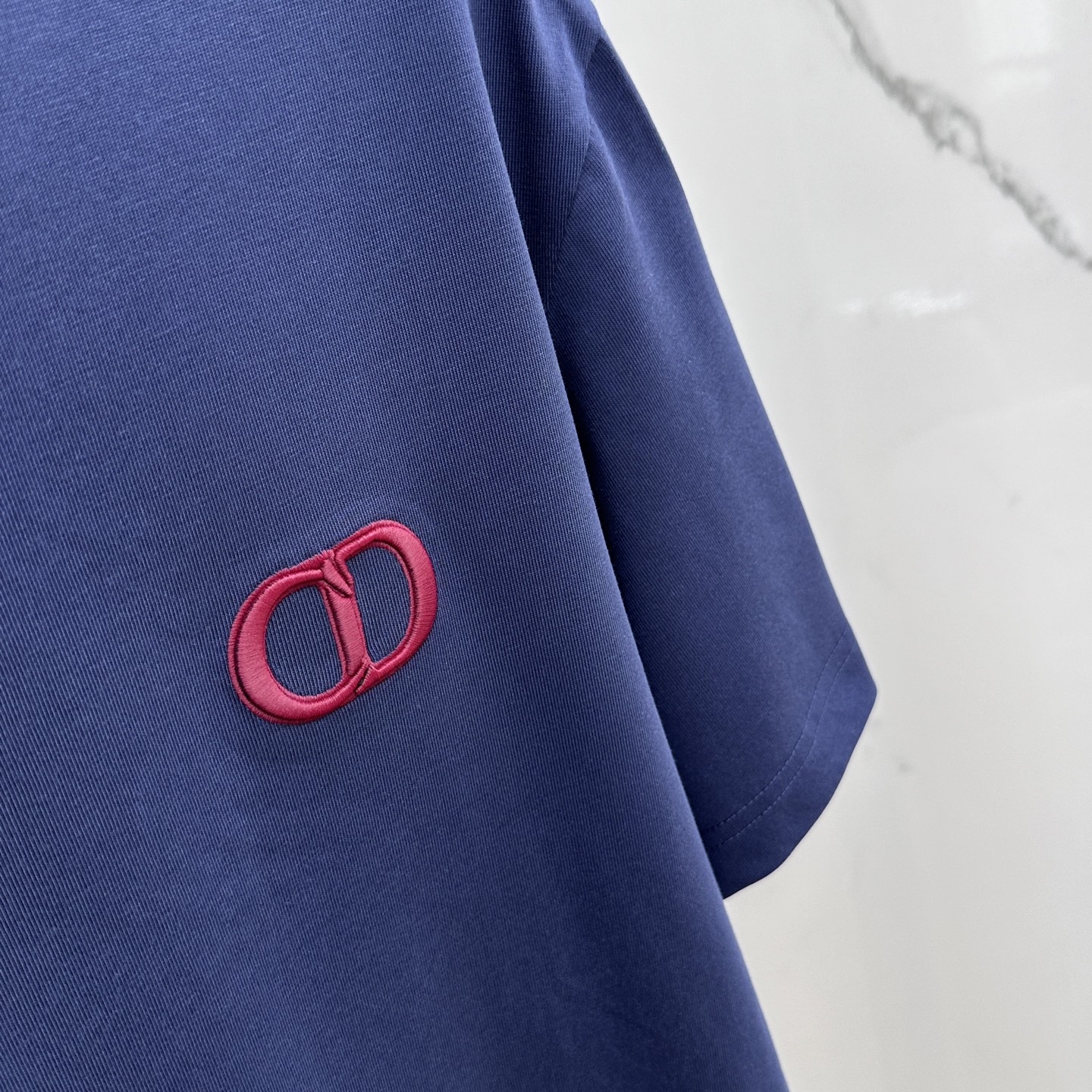  🆕Christian Dior*迪奥 2025FW春夏新品圆领打底外穿T恤，立体感logo半袖纯棉打底