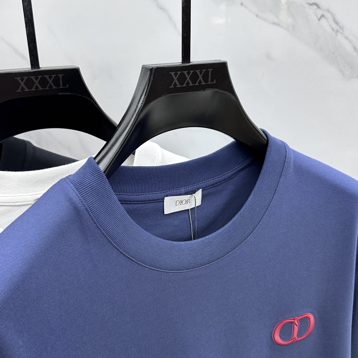  🆕Christian Dior*迪奥 2025FW春夏新品圆领打底外穿T恤，立体感logo半袖纯棉打底