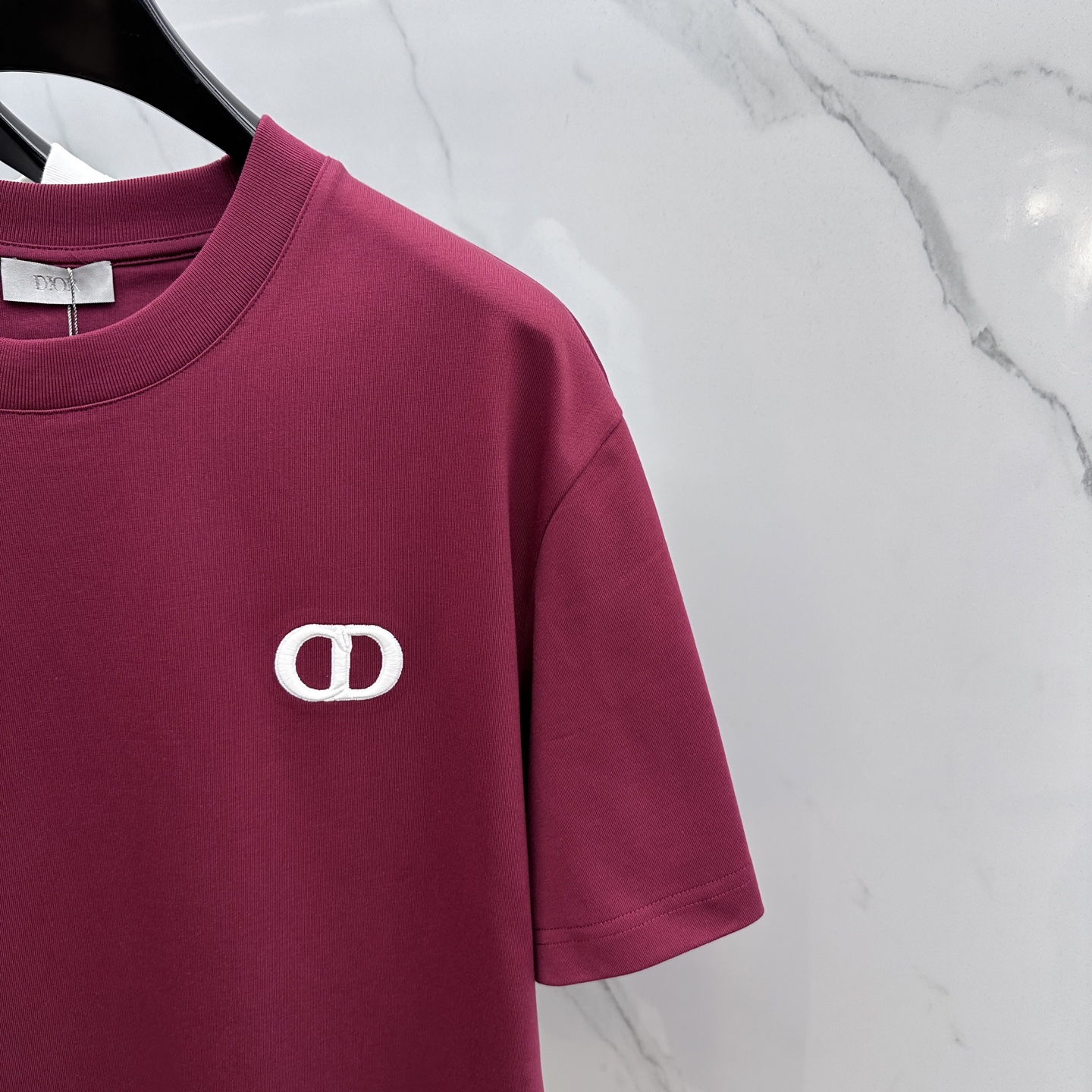  🆕Christian Dior*迪奥 2025FW春夏新品圆领打底外穿T恤，立体感logo半袖纯棉打底