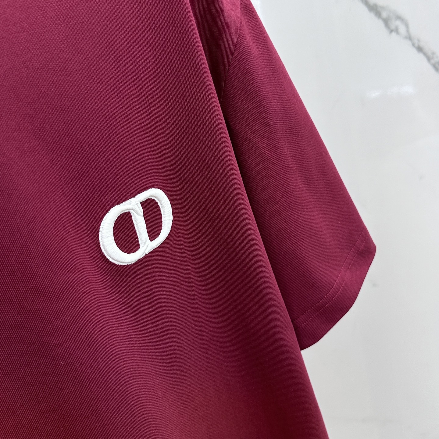  🆕Christian Dior*迪奥 2025FW春夏新品圆领打底外穿T恤，立体感logo半袖纯棉打底