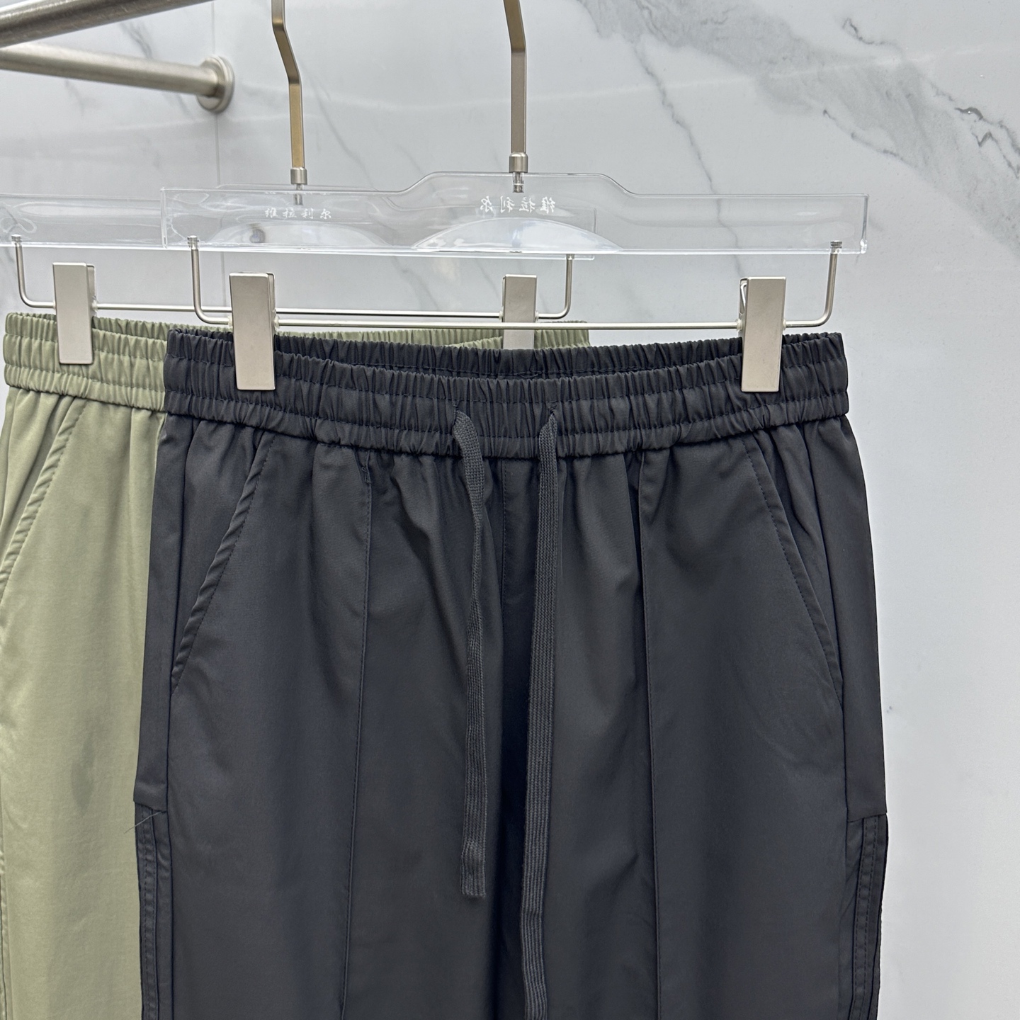New Y-32025 Leisure Pants: Official Network Distribution, Short Design, Fabric Customization, Quality Details. - 图片 2