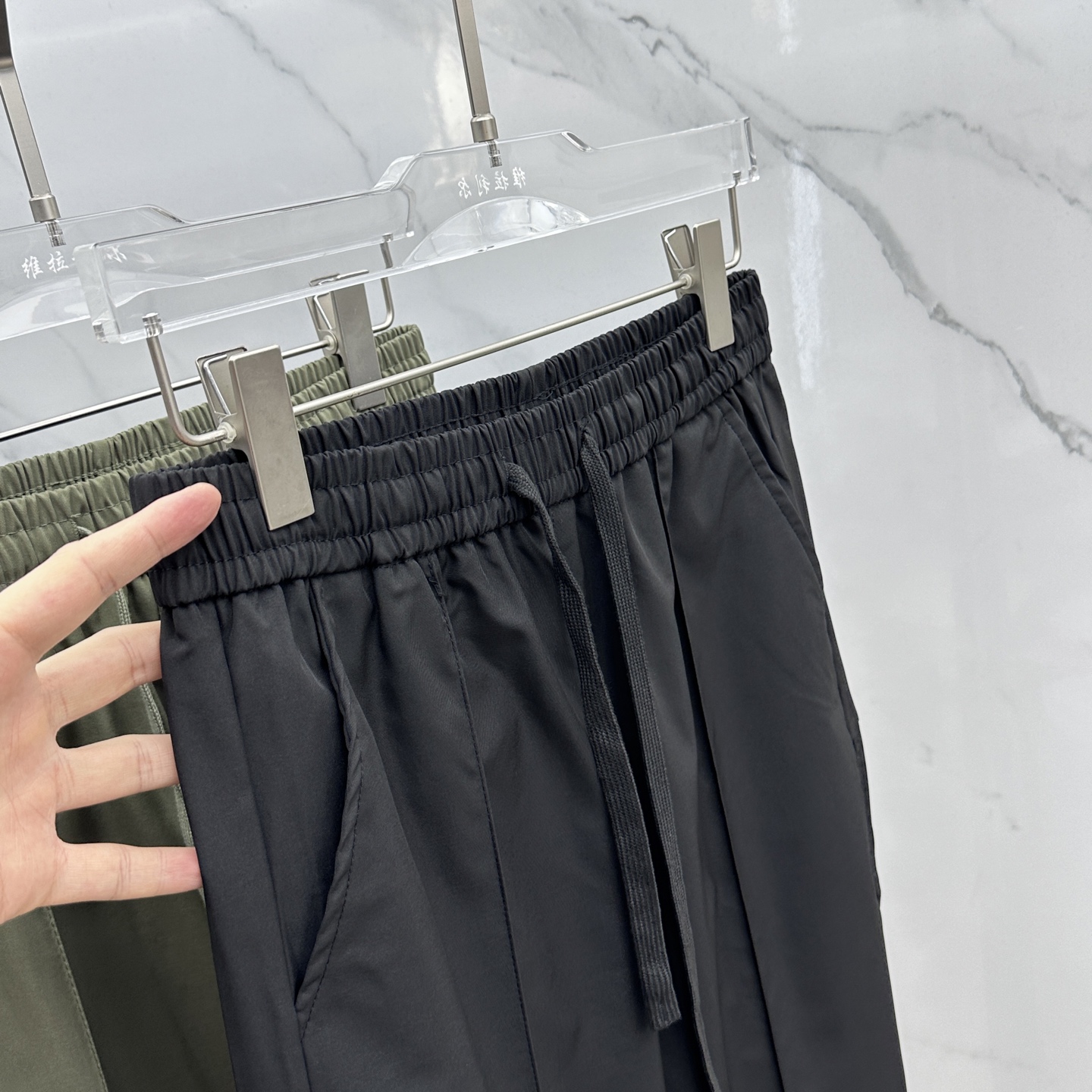New Y-32025 Leisure Pants: Official Network Distribution, Short Design, Fabric Customization, Quality Details. - 图片 4