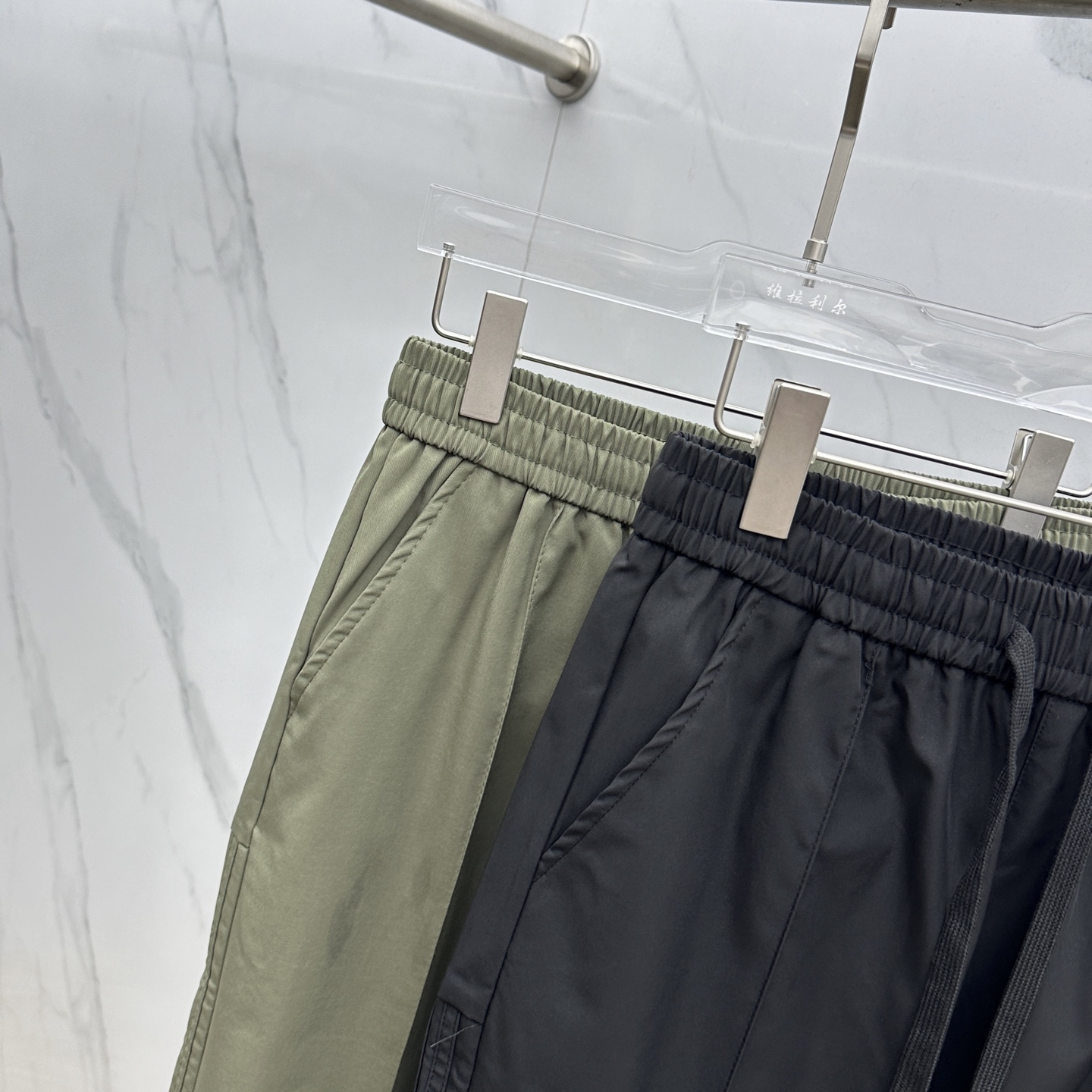 New Y-32025 Leisure Pants: Official Network Distribution, Short Design, Fabric Customization, Quality Details. - 图片 3