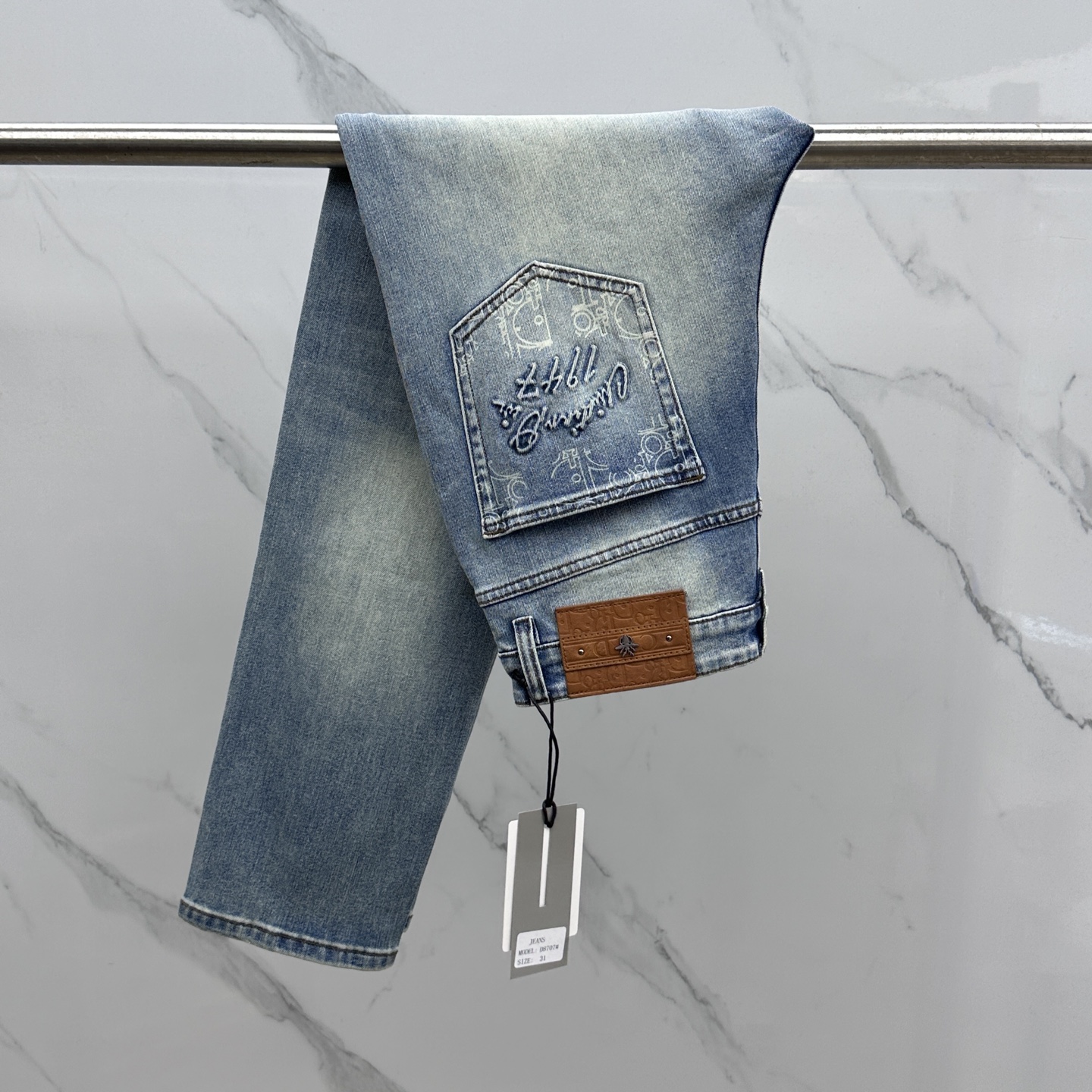 🆕Dior*迪奥 🔥高端定制、2025早春最新款牛仔裤 柜台同步发售 原版定制复刻 客供五金辅料 原单品