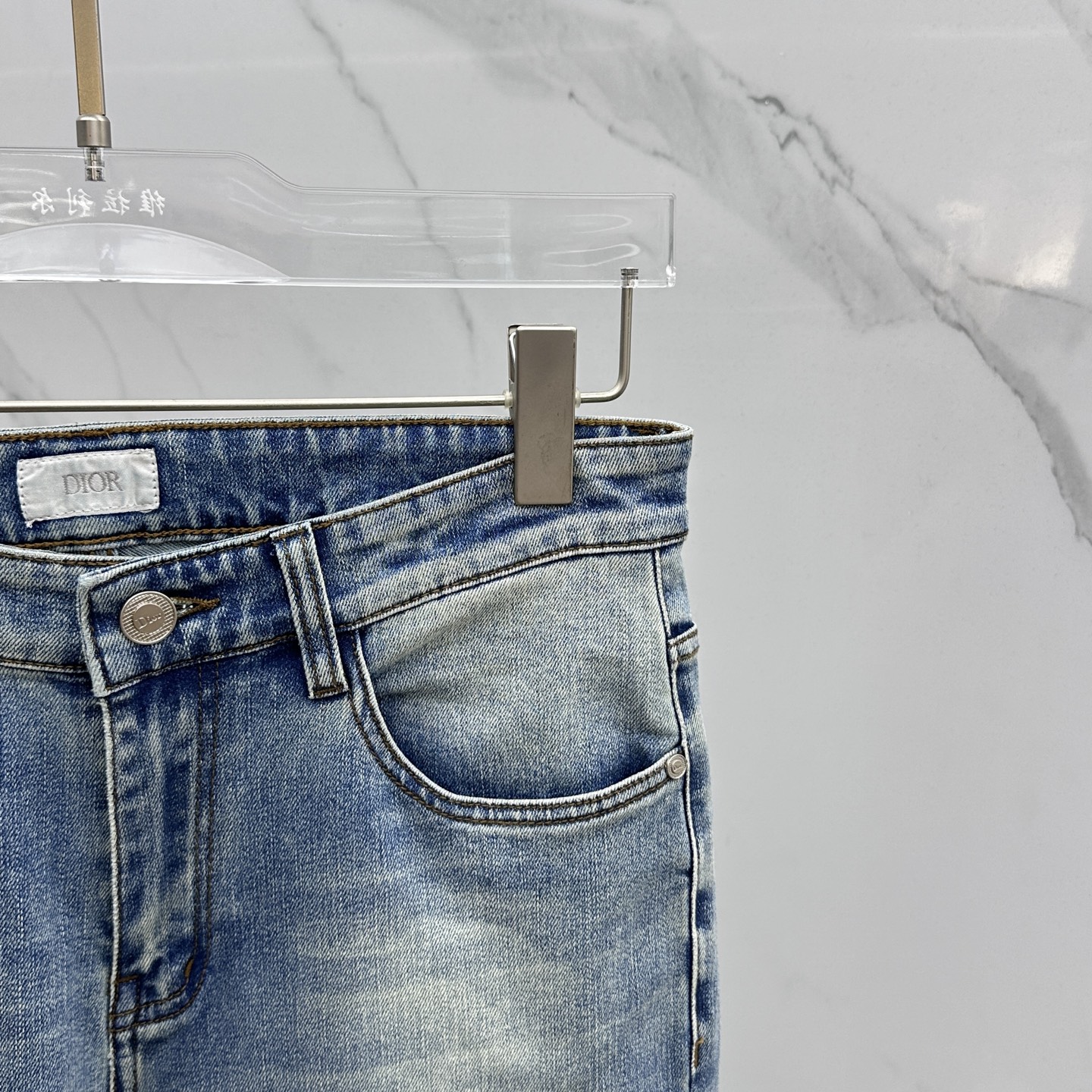 🆕Dior*迪奥 🔥高端定制、2025早春最新款牛仔裤 柜台同步发售 原版定制复刻 客供五金辅料 原单品