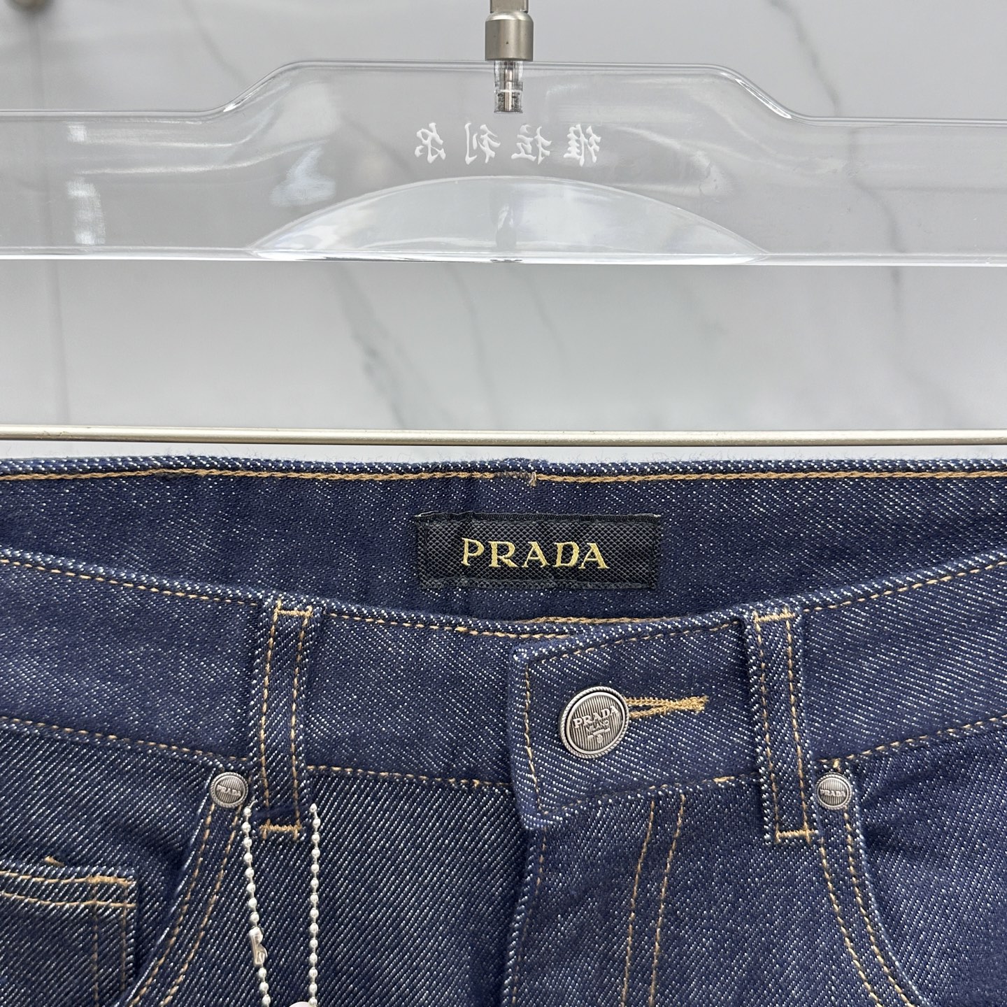 🆕Prad·普拉达 🔥高端定制、2025早春最新款牛仔裤 柜台同步发售 原版定制复刻 客供五金辅料 原单