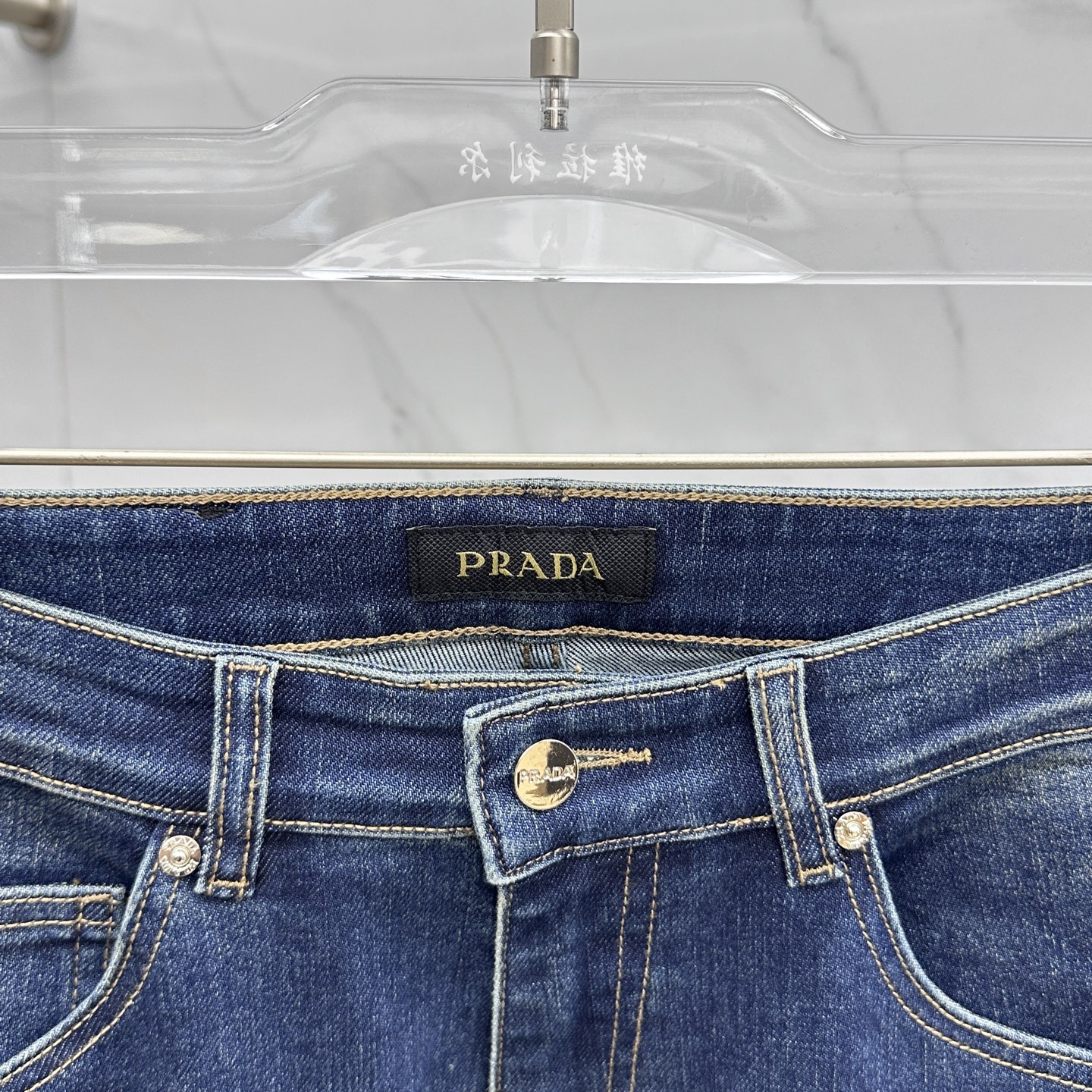 🆕Prad·普拉达 🔥高端定制、2025早春最新款牛仔裤 柜台同步发售 原版定制复刻 客供五金辅料 原单