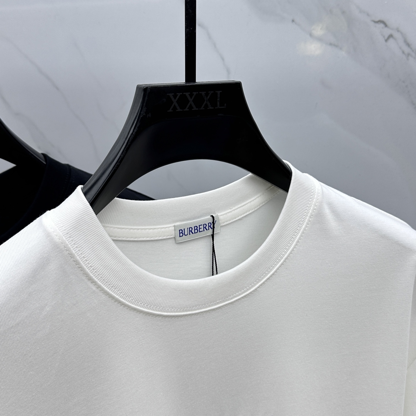  🆕Burberry*巴宝莉 2025FW春夏新品圆领打底外穿T恤，立体感logo常规半袖纯棉打底T恤，