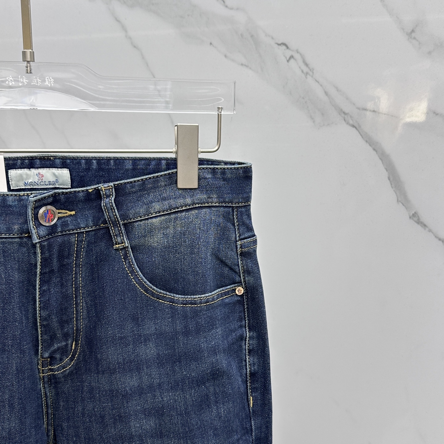 🆕Mon*蒙口 🔥高端定制、2025早秋最新款牛仔裤 柜台同步发售 原版定制复刻 客供五金辅料 原单品质