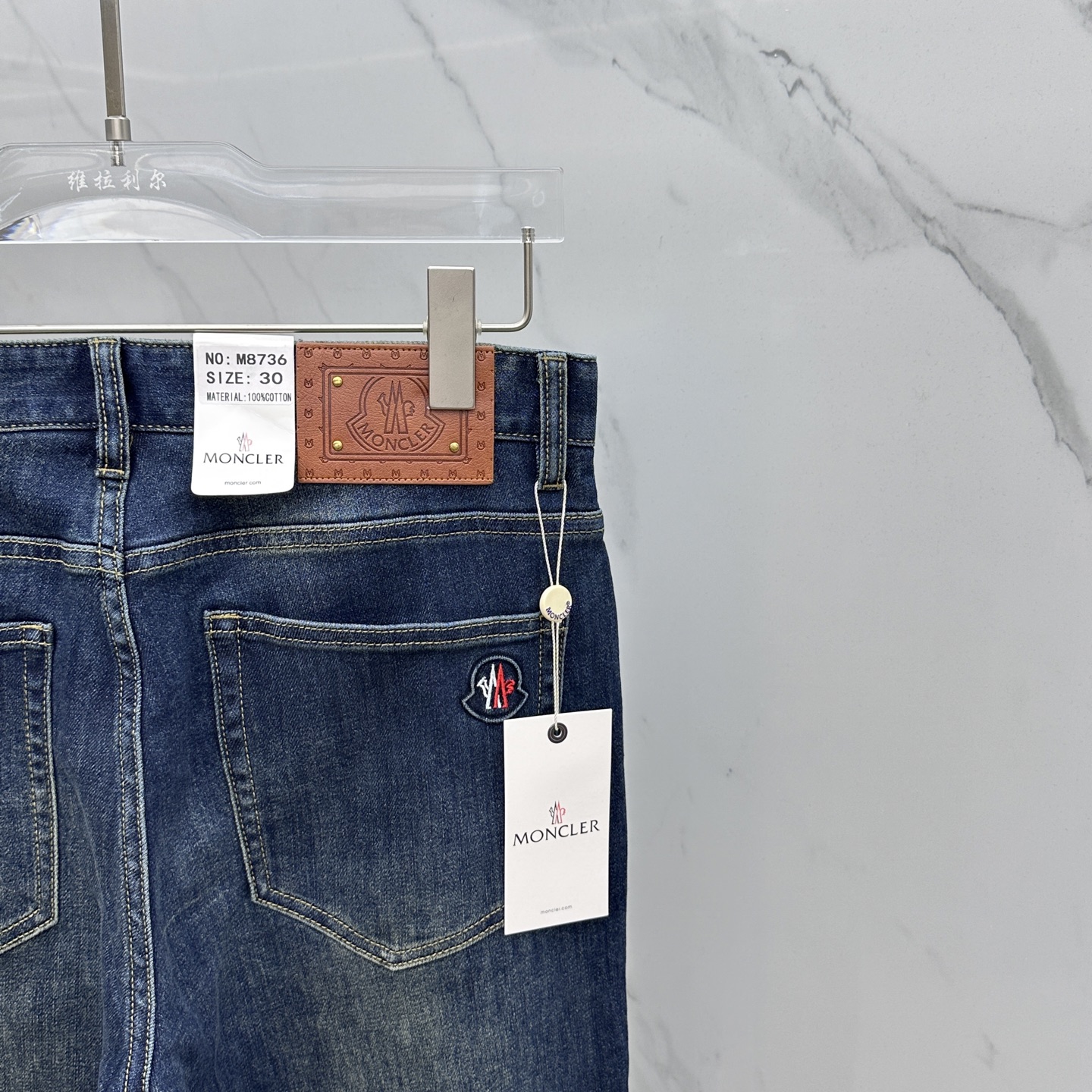 🆕Mon*蒙口 🔥高端定制、2025早秋最新款牛仔裤 柜台同步发售 原版定制复刻 客供五金辅料 原单品质